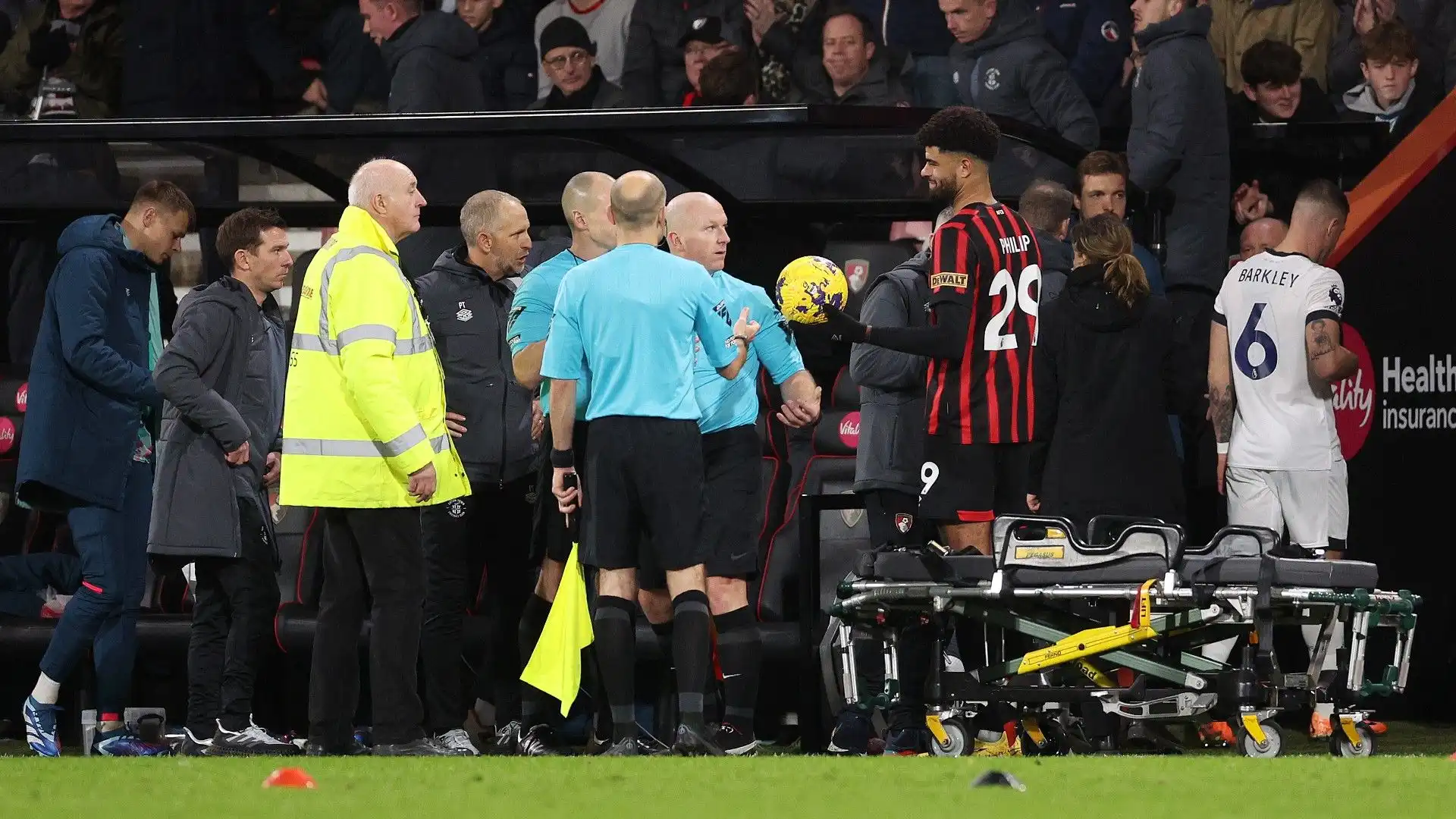 È accaduto durante la partita tra Luton Town e Bournemouth