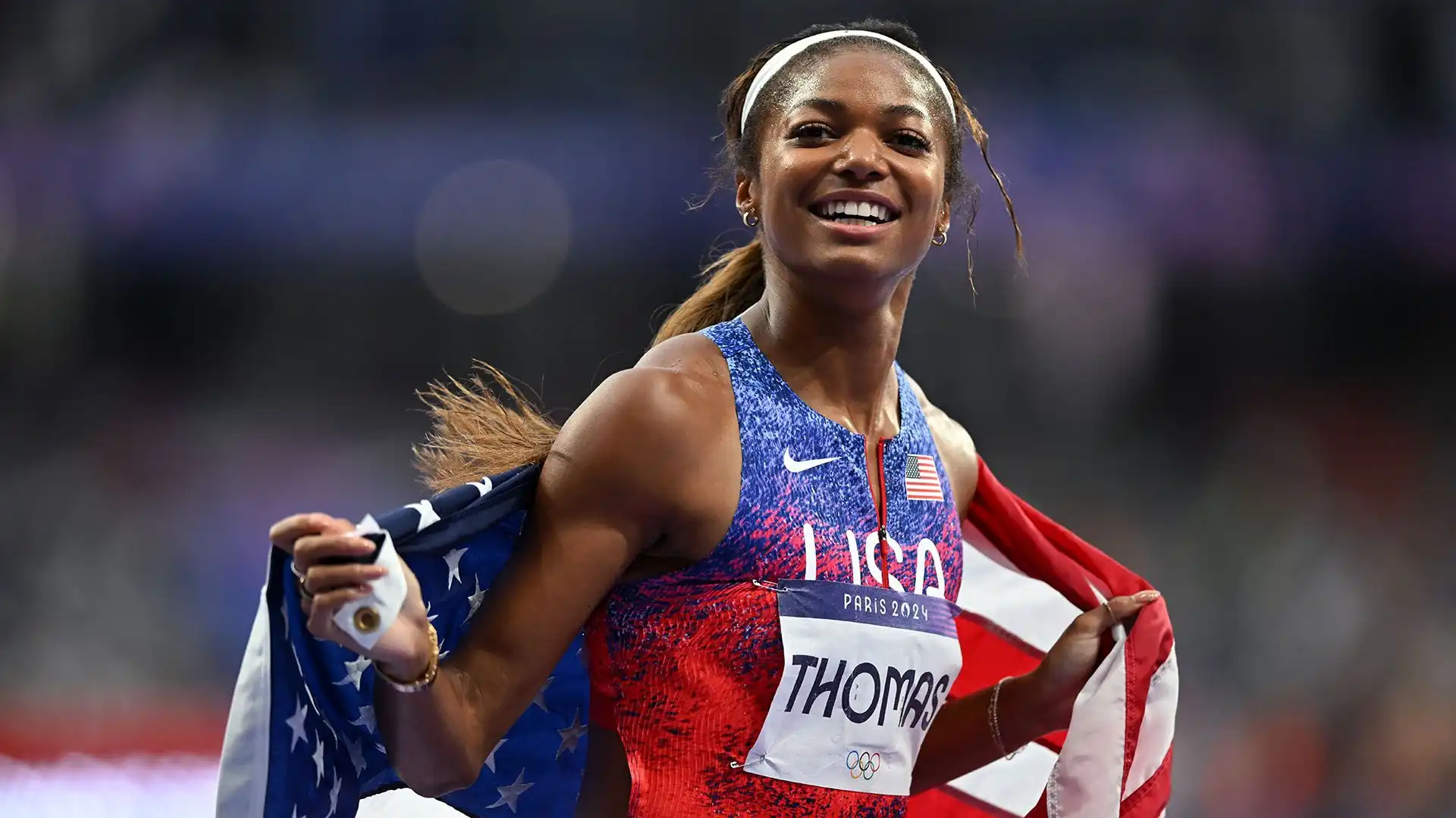 Gabby Thomas (USA, atletica): 3 medaglie d'oro vinte (200m femminile, Staffetta 4x100 femminile, Staffetta 4x400 femminile)