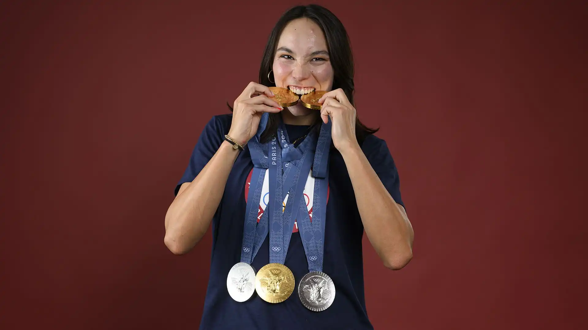 Leon Marchand (Francia, nuoto):	5 medaglie conquistate (4 oro, 1 bronzo)