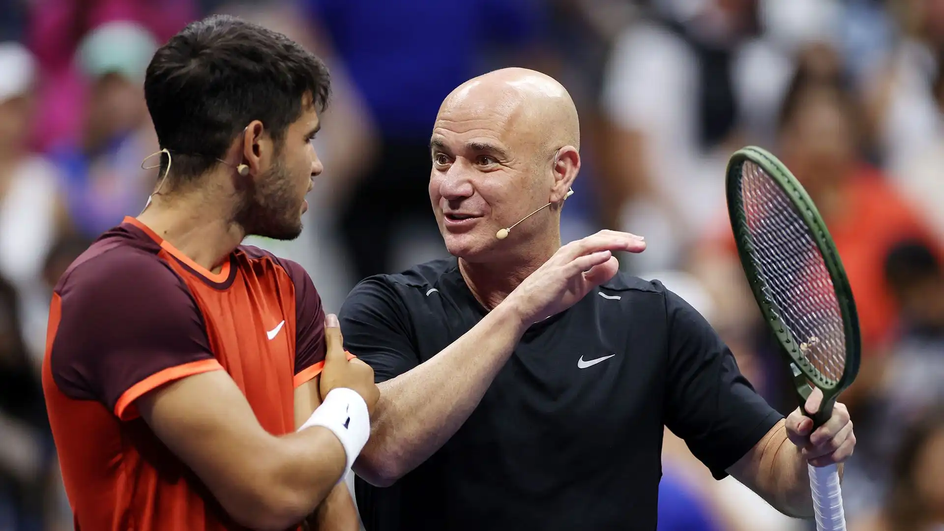 Contro di loro, Carlos Alcaraz e Andre Agassi