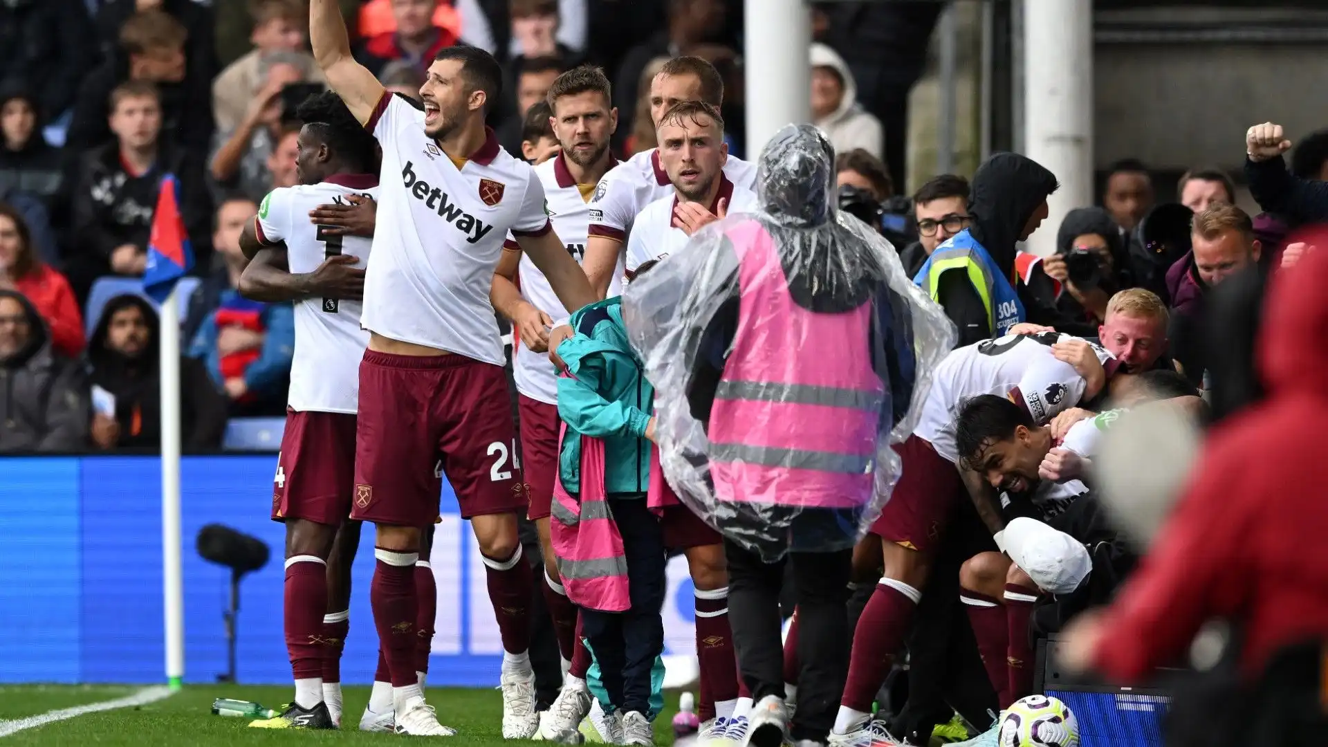 Grande spavento durante Crystal Palace-West Ham