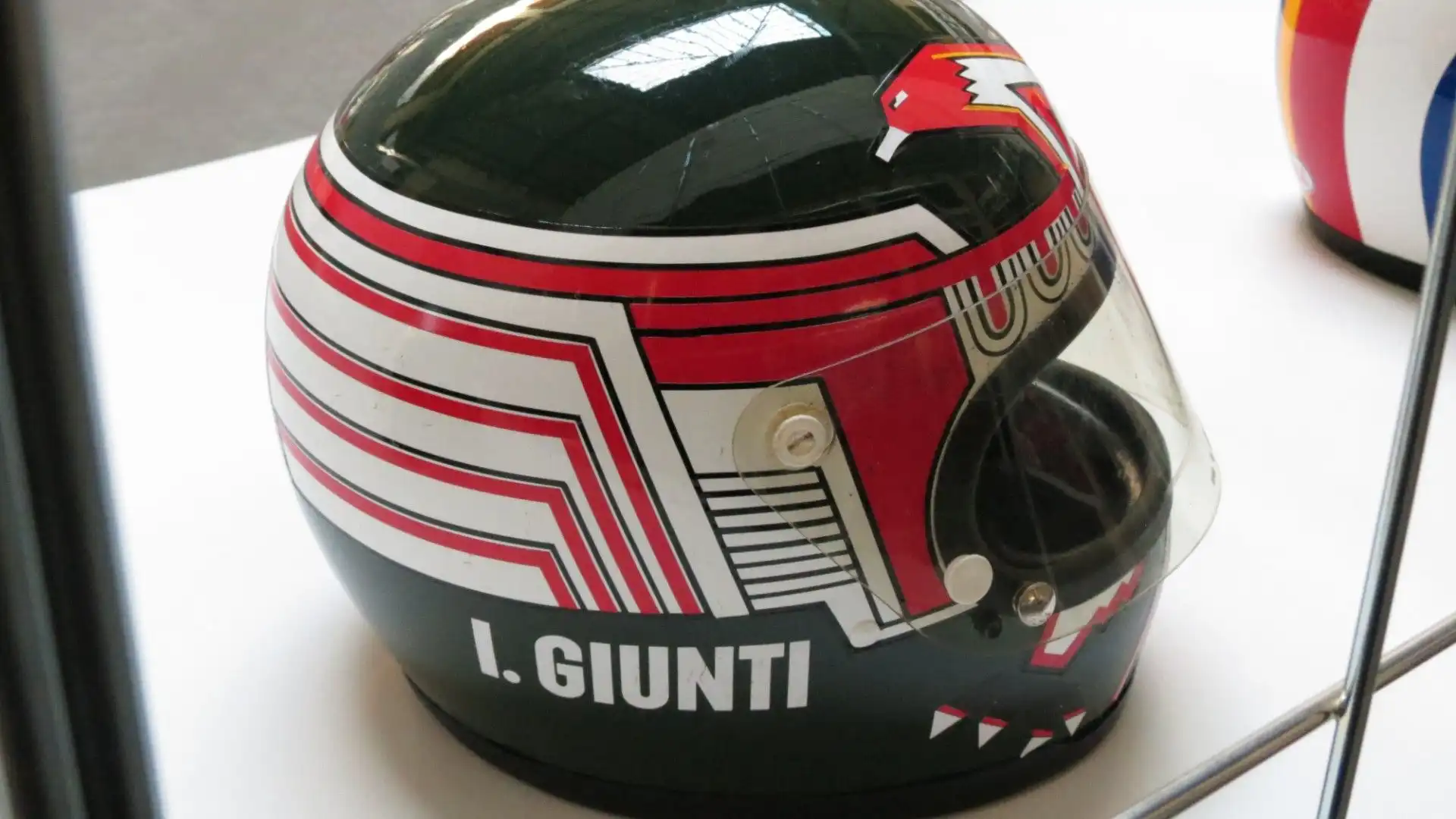 E' il casco di Ignazio Giunti