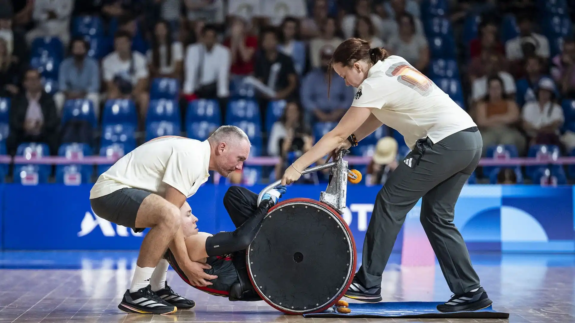 La Germania è tornata a disputare una partita paralimpica di basket in carrozzina dopo 16 anni