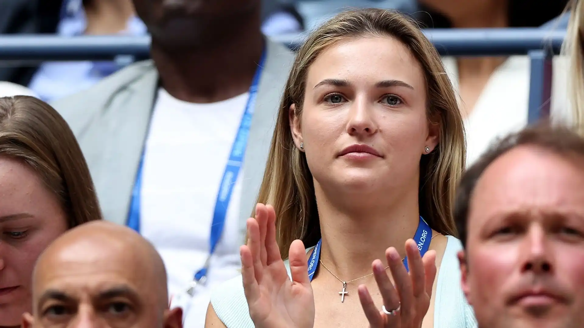 Anna Kalinskaya ha seguito Sinner nelle ultime partite degli Us Open, dai quarti di finale in avanti