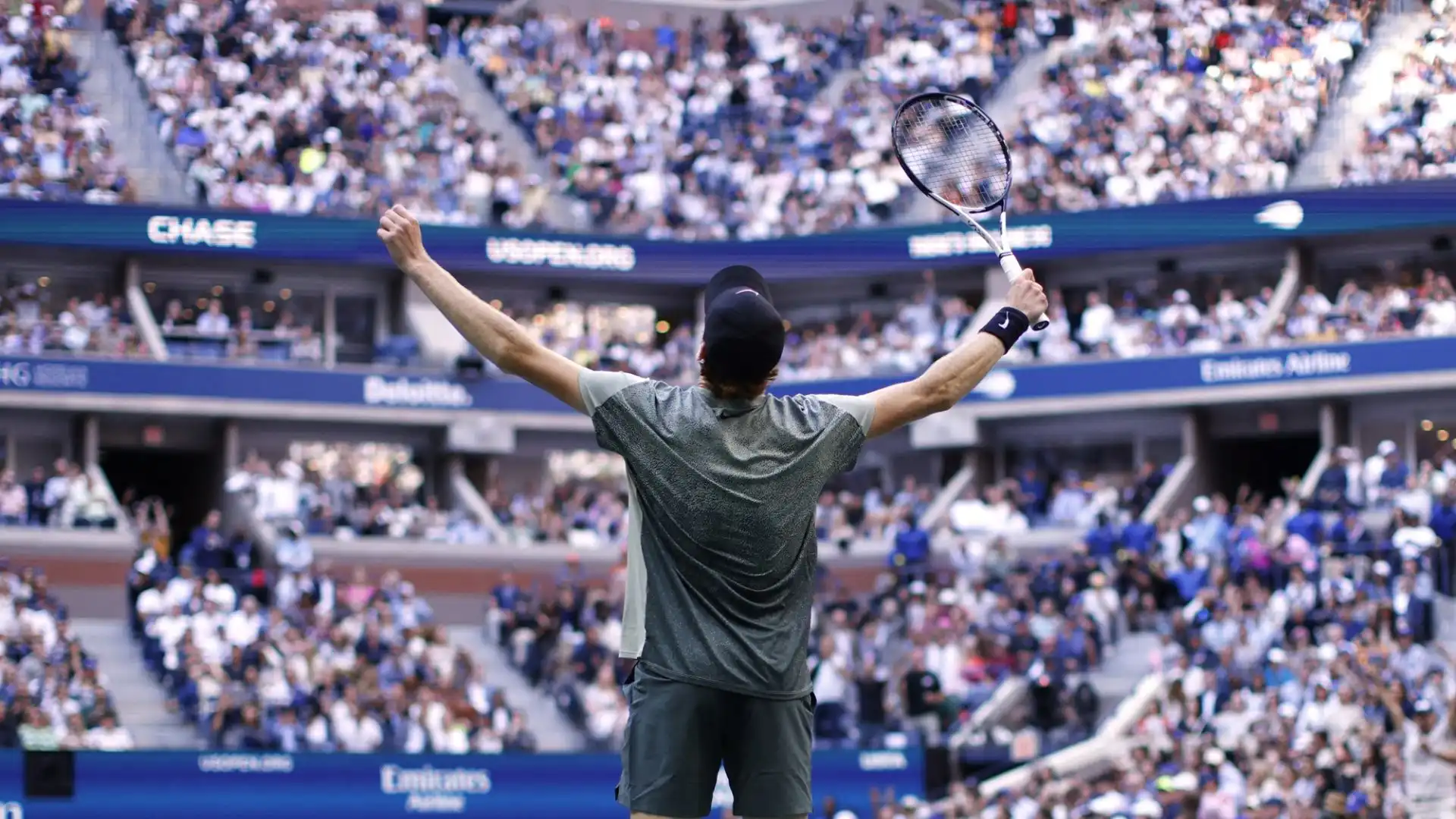 E' il lieto fine più bello per Jannik Sinner agli Us Open