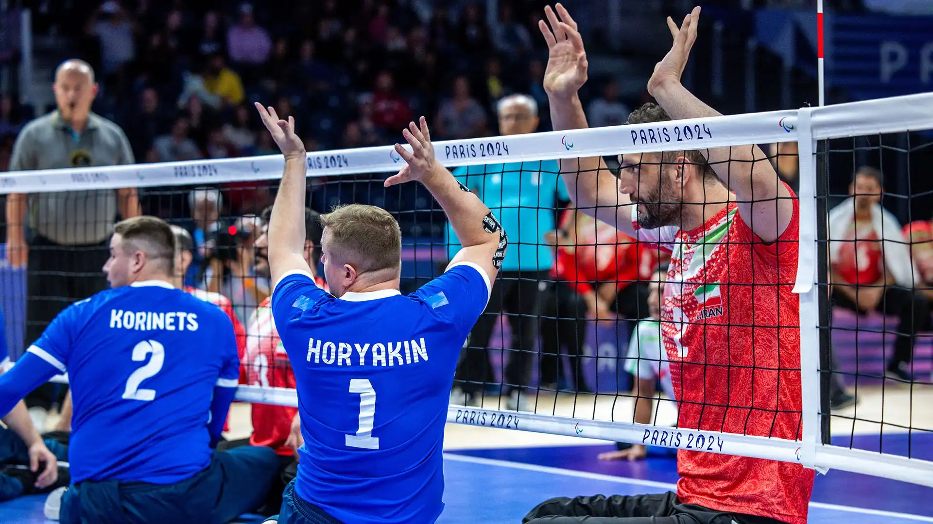 La nazionale di sitting volley iraniana è fortissima