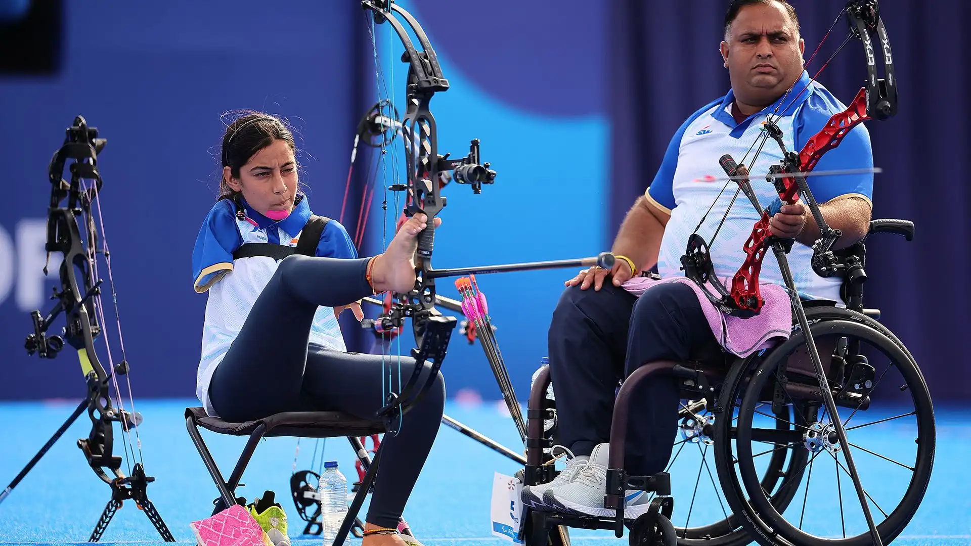 Poi è stata eliminata agli ottavi di finale dalla cilena Mariana Zuniga, ma si è consolata nella successiva prova a squadre miste