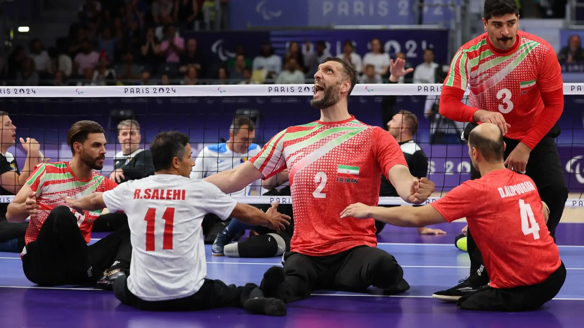 Il campione ha trionfato anche a Parigi nel sitting volley