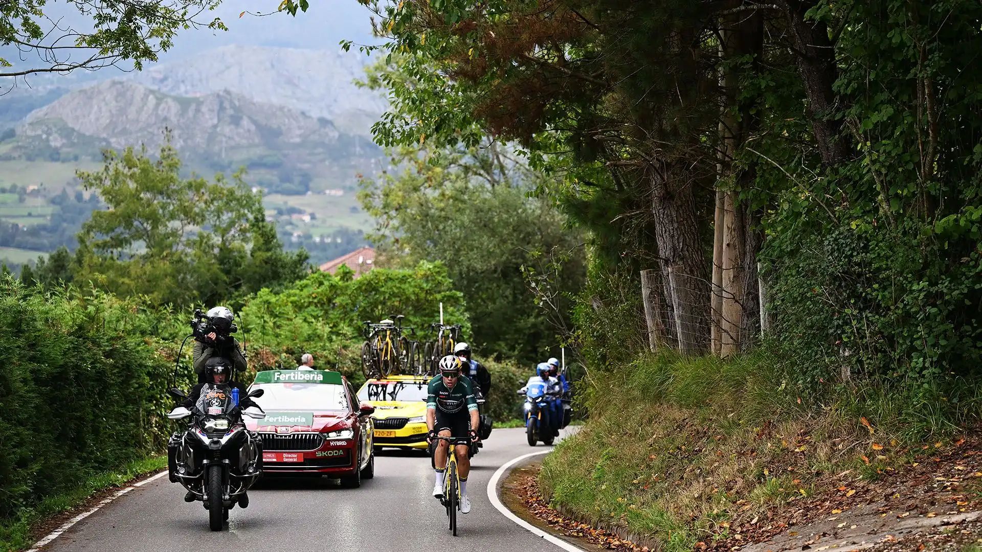 Il ciclista belga stava finalmente brillando alla Vuelta dopo una stagione complicata