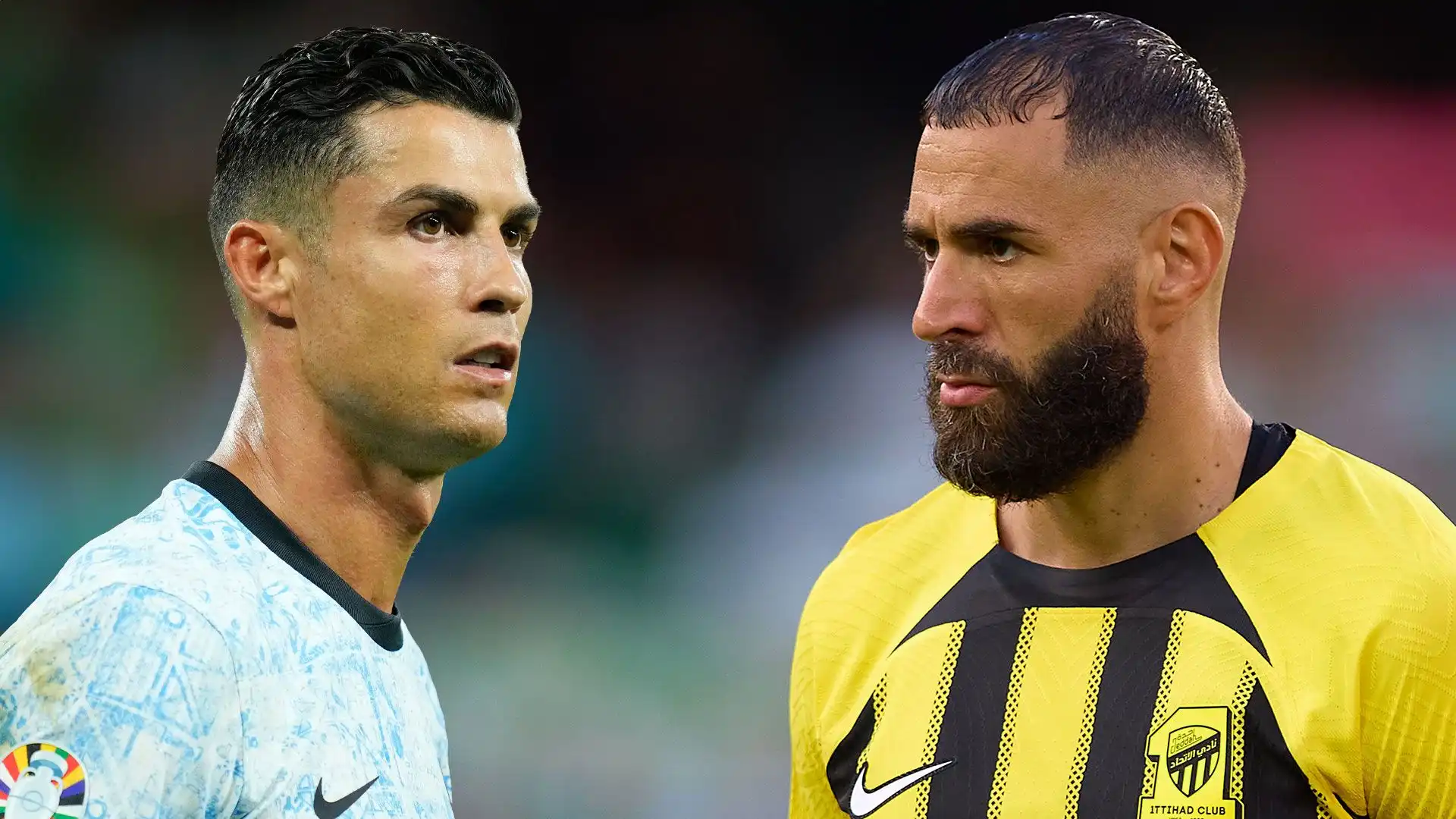 Cristiano Ronaldo fa arrabbiare Karim Benzema