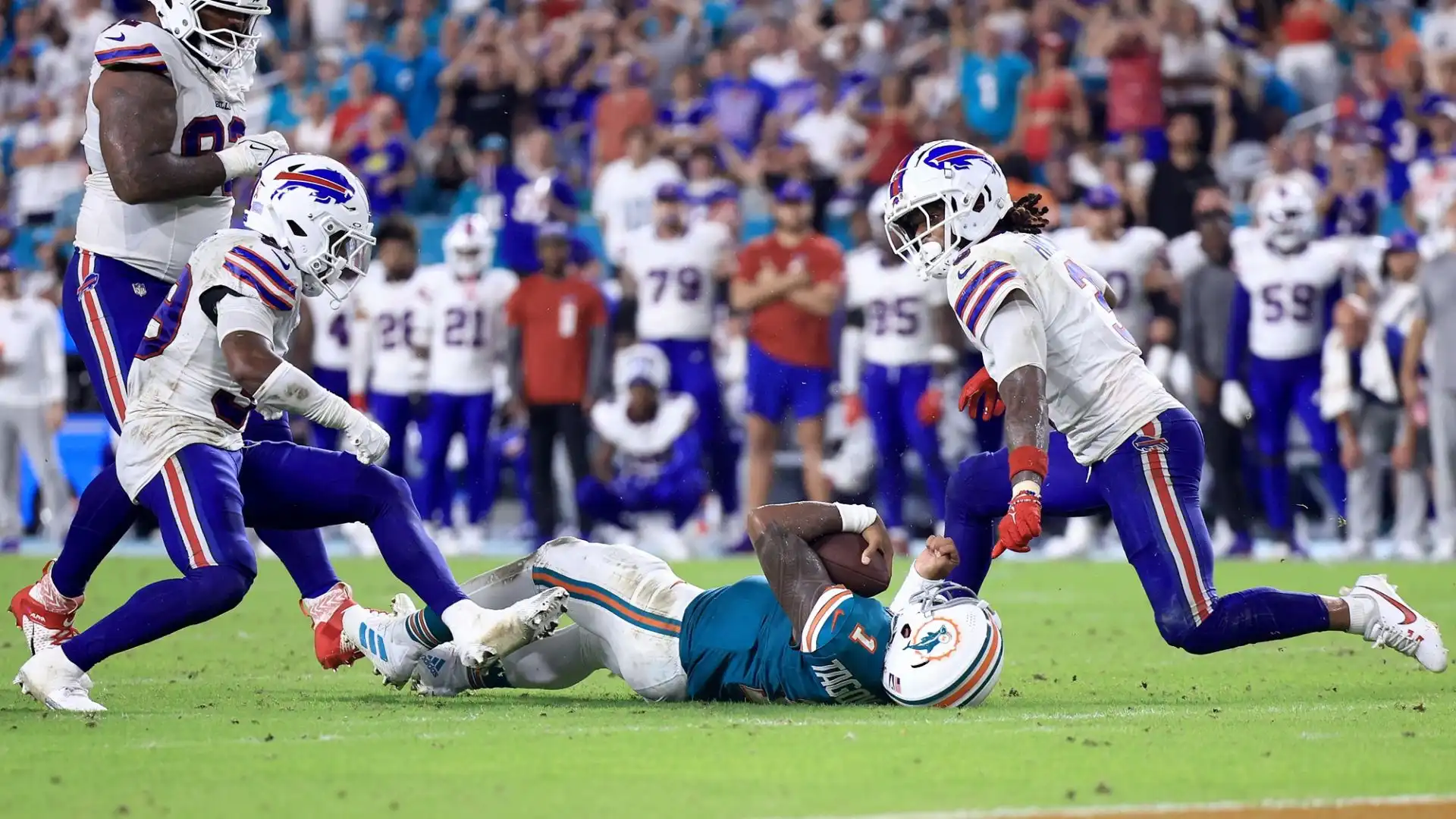 I Buffalo Bills hanno vinto il match contro i Dolphins 31-10