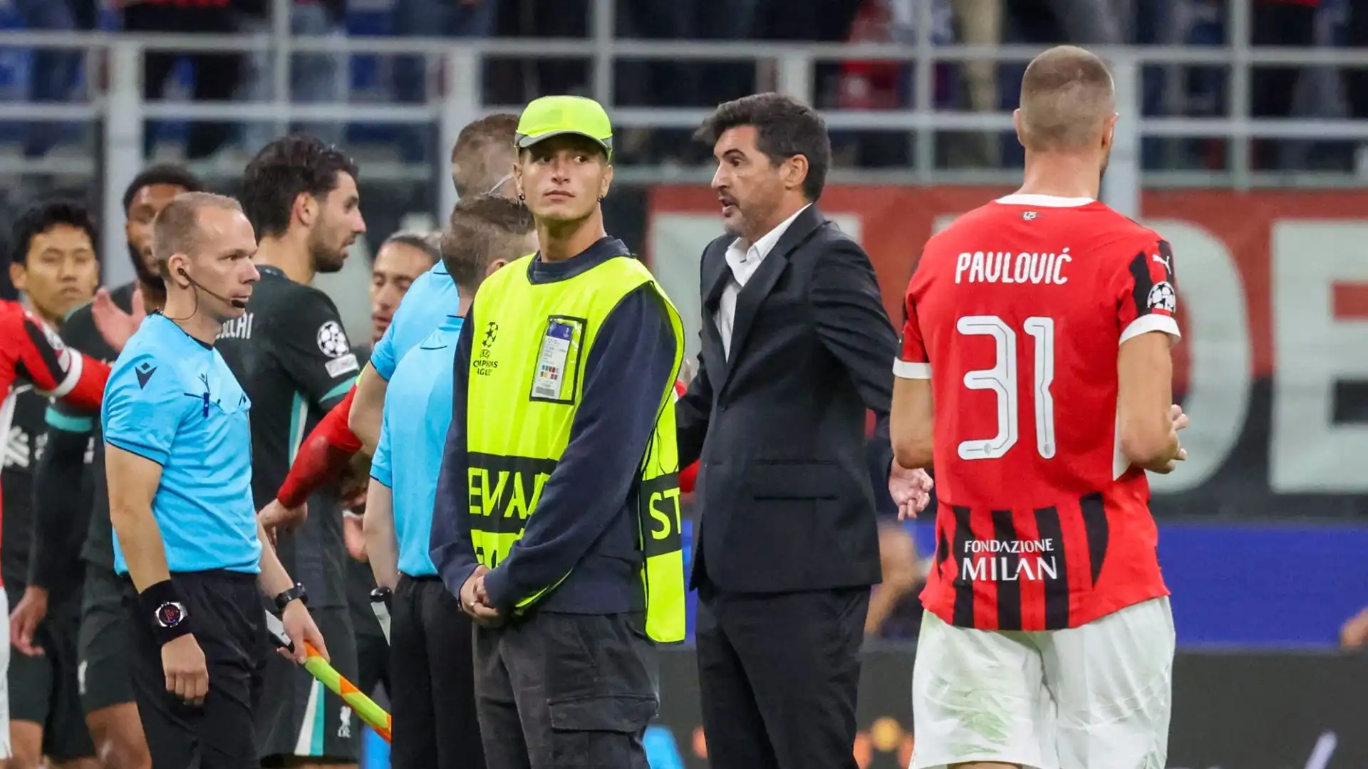 Il Milan è reduce dalla deludente serata di Champions League contro il Liverpool