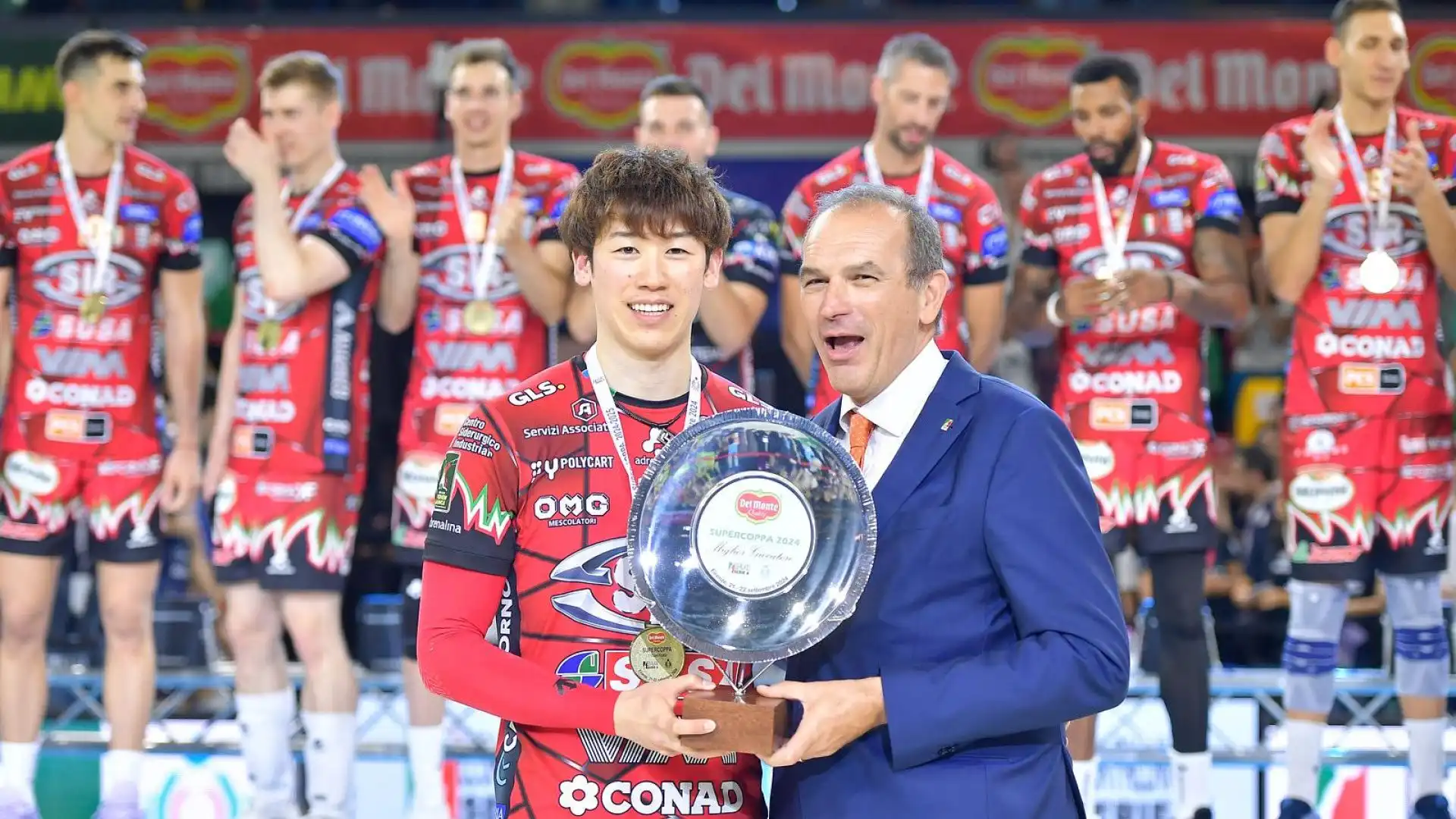 la Sir Susa Vim Perugia ha conquistato la sua sesta Supercoppa.