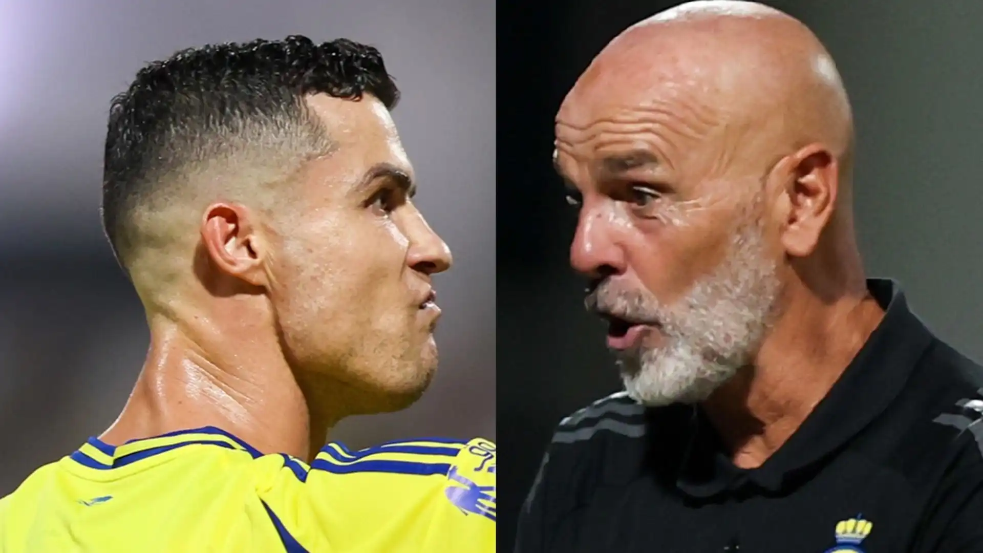 Stefano Pioli si fa consigliare da Ronaldo: le foto del suo esordio sulla panchina dell'Al-Nassr