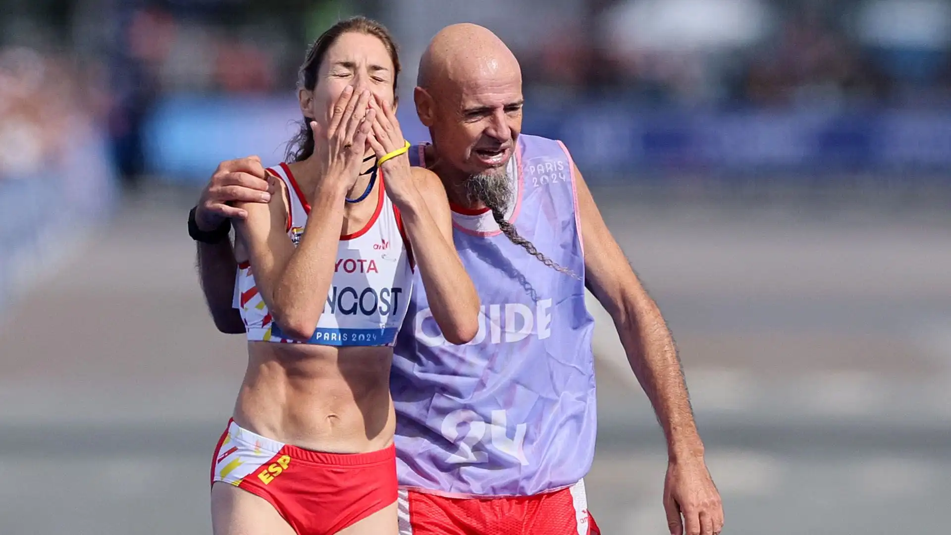 L'atleta spagnola era stata squalificata a pochi metri dal traguardo nella maratona della classe T2