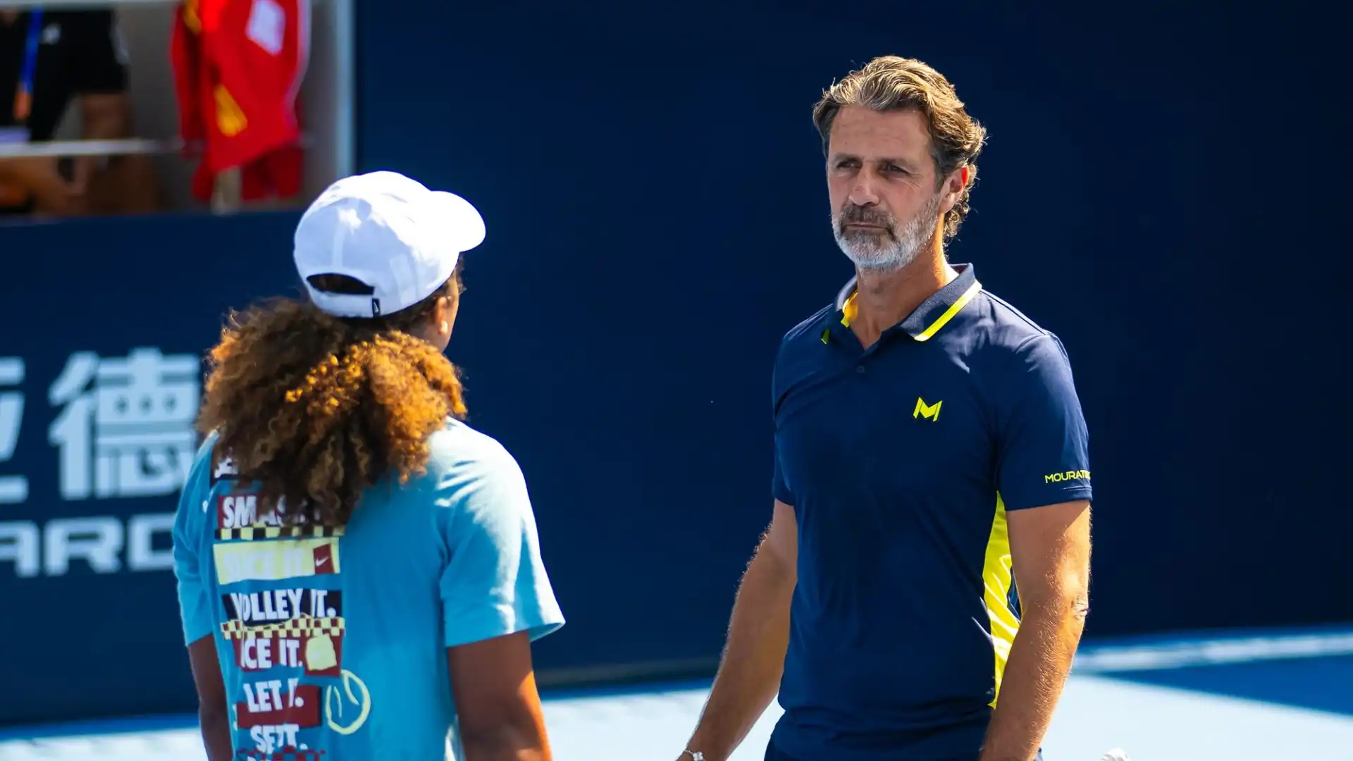 Osaka sta lavorando già da diversi giorni con Patrick Mouratoglou, celebre allenatore di tennis