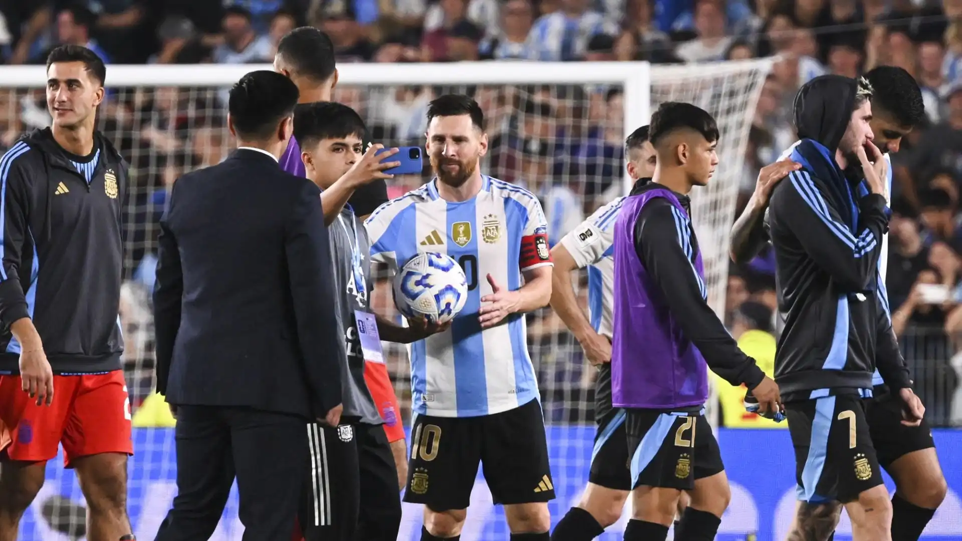 Questa è la sua nona tripletta con la maglia dell'Argentina