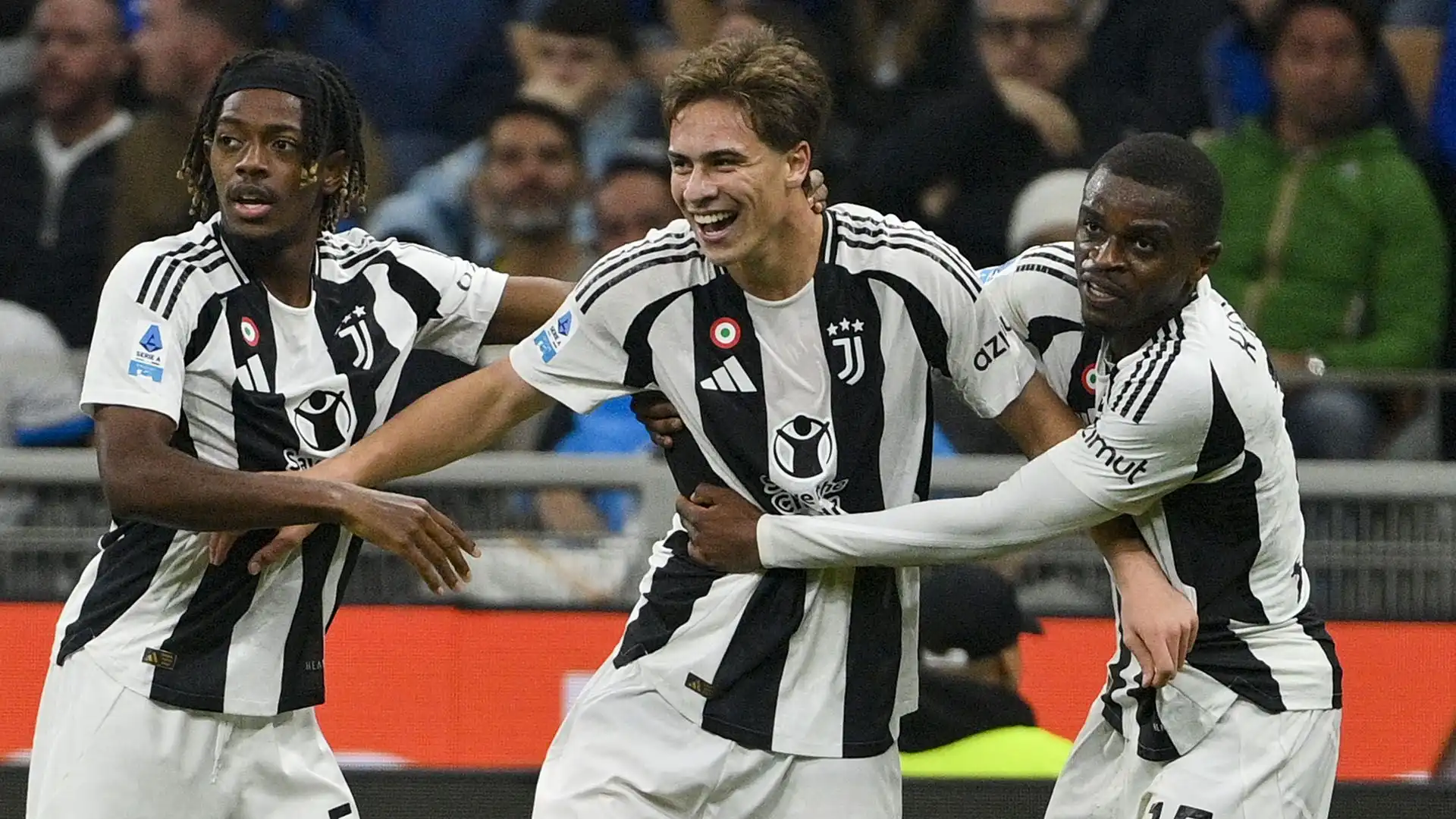 Grande festa della Juve per il 4-4 finale