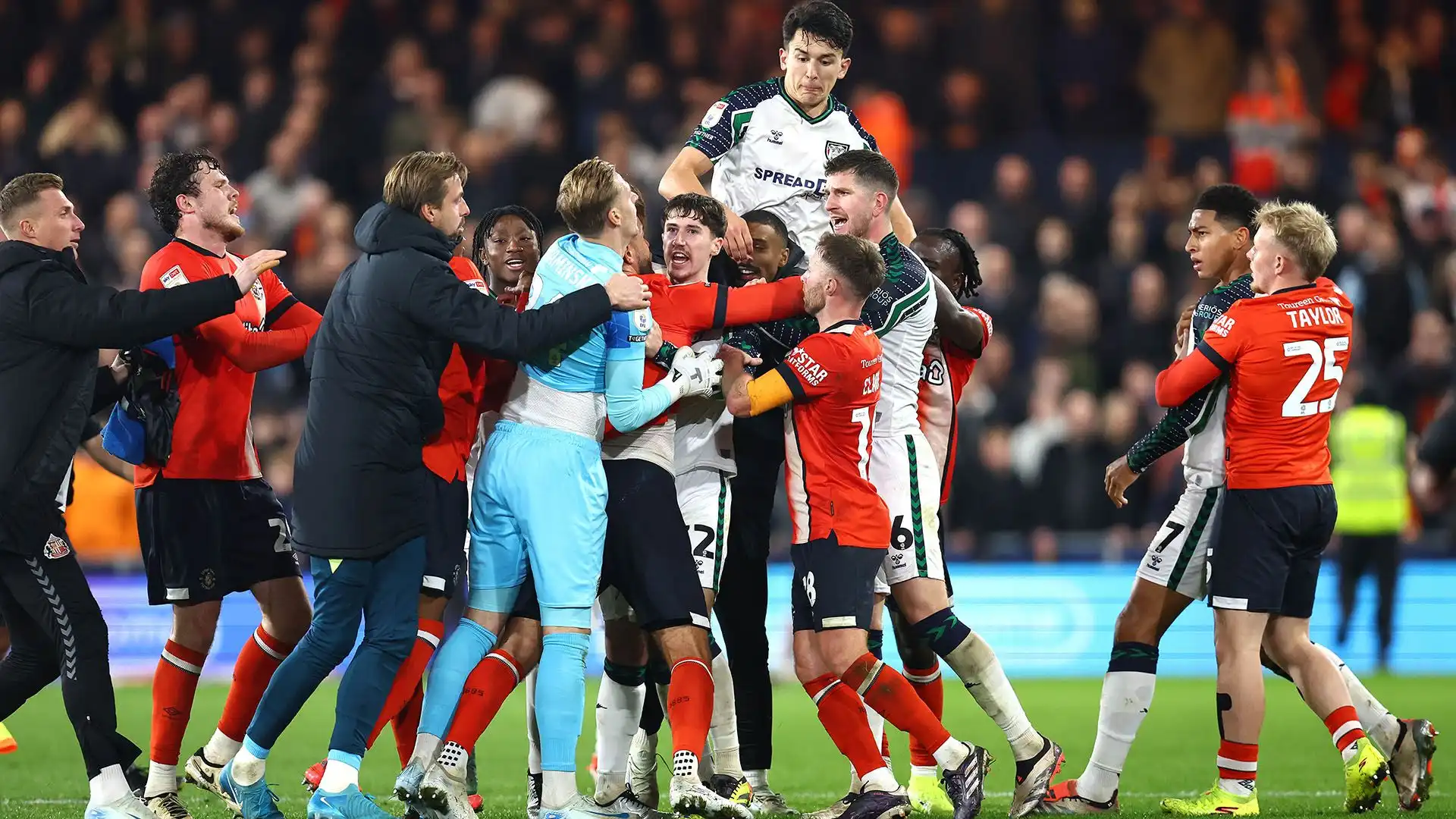 Il fratello di Jude, Jobe, è stato coinvolto nella rissa scoppiata durante Luton Town-Sunderland