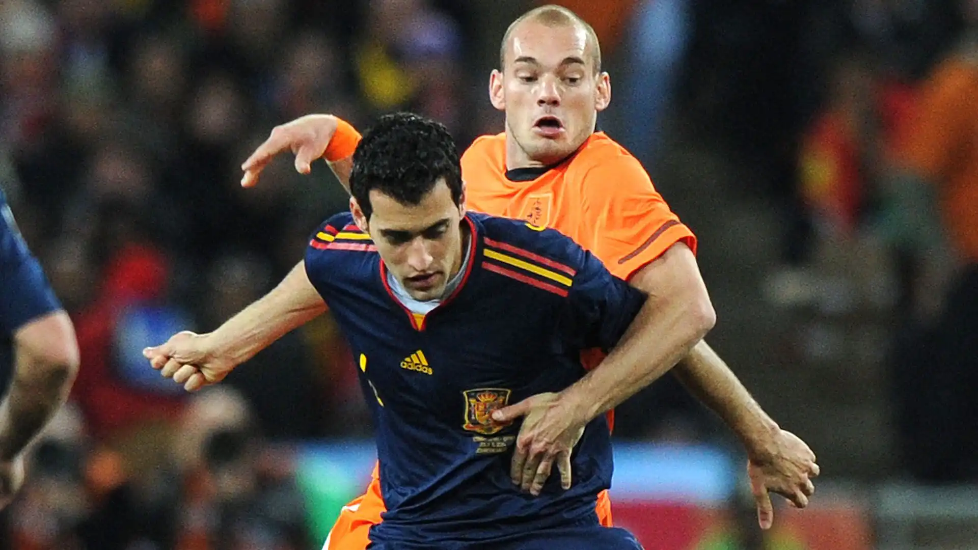 Wesley Sneijder durissimo contro Sergio Busquets: "Disgustoso!". Foto