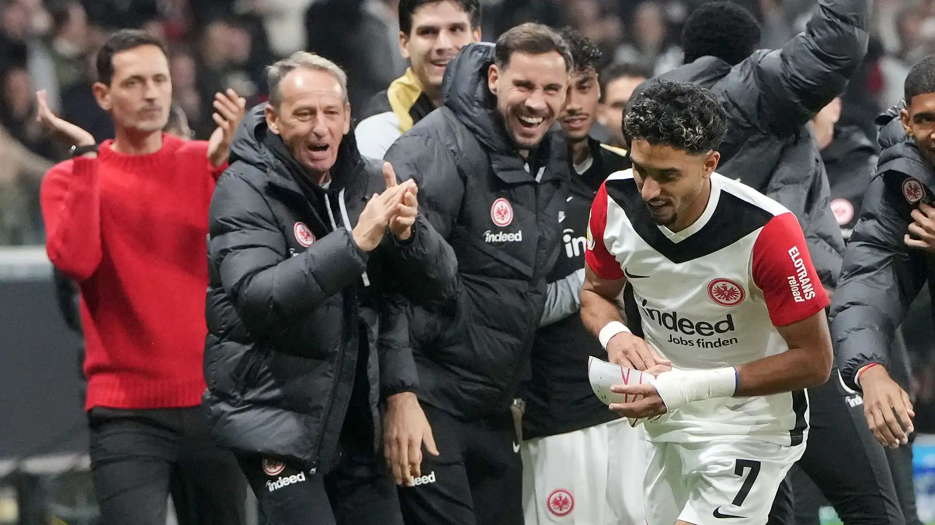 La partita tra Eintracht Francoforte e Borussia Mönchengladbach era valida per la Coppa di Germania