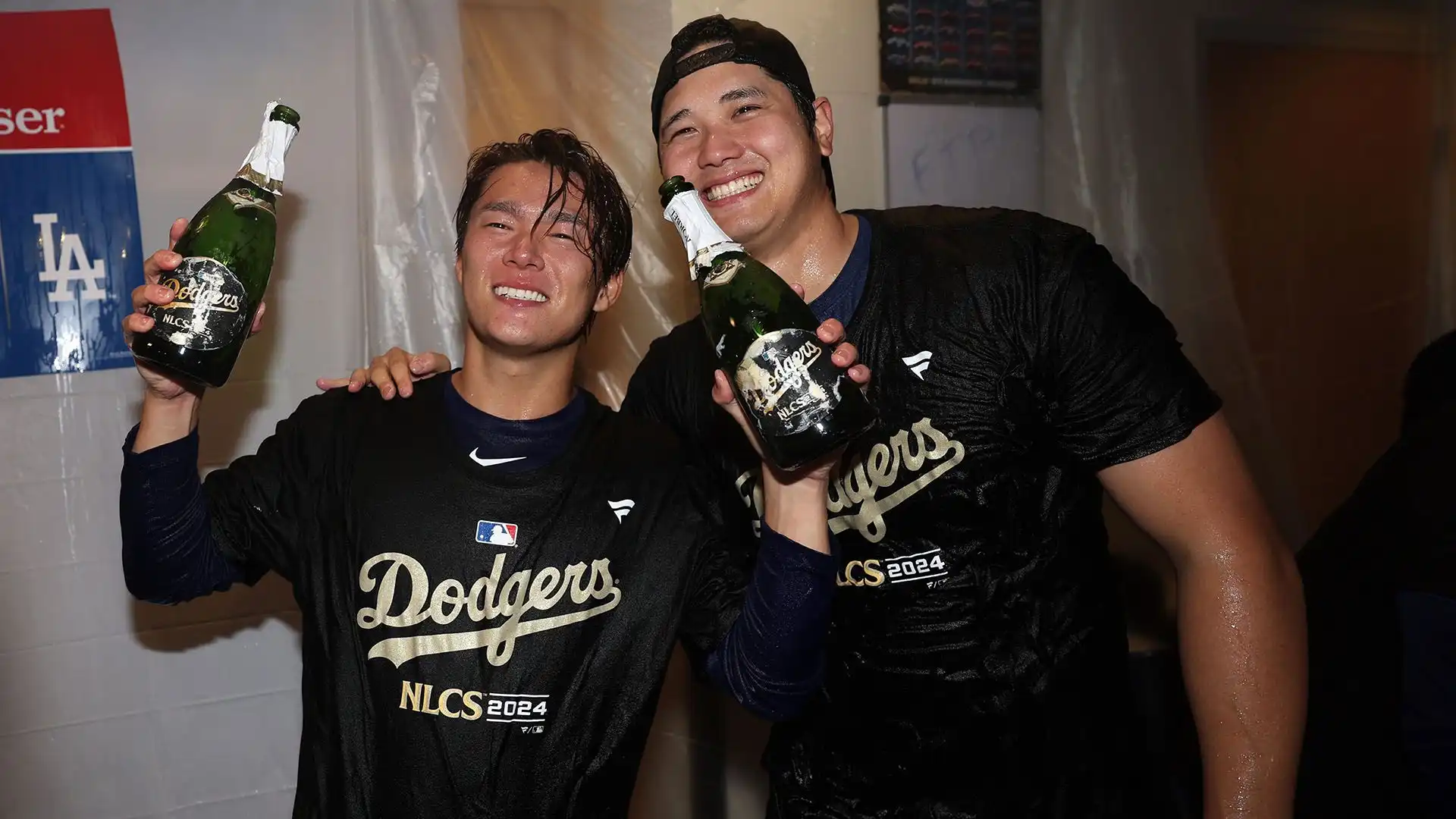 Dopo la vittoria è iniziata la festa, proprio nello stesso stadio dei rivali, i New York Yankees