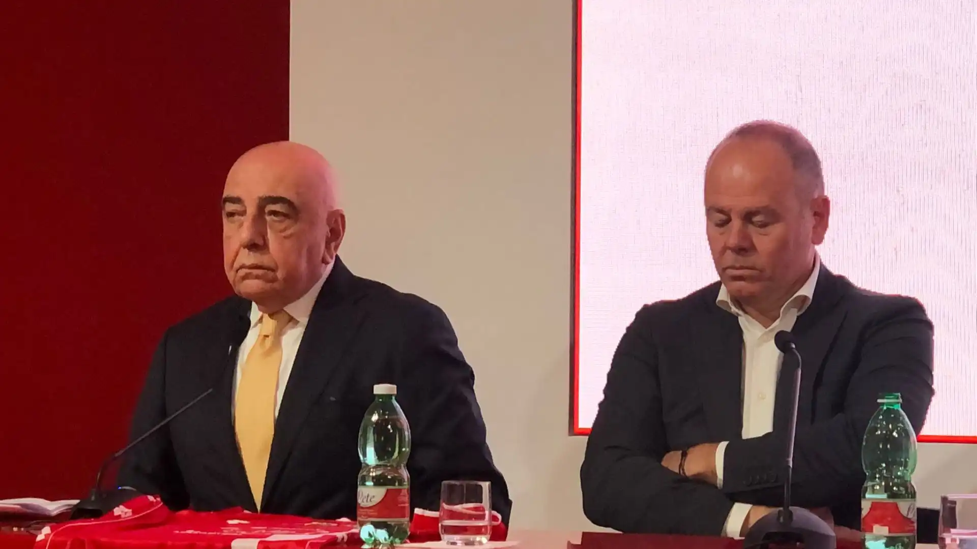 Adriano Galliani in rappresenza del Monza ha parlato alla conferenza di presentazione.