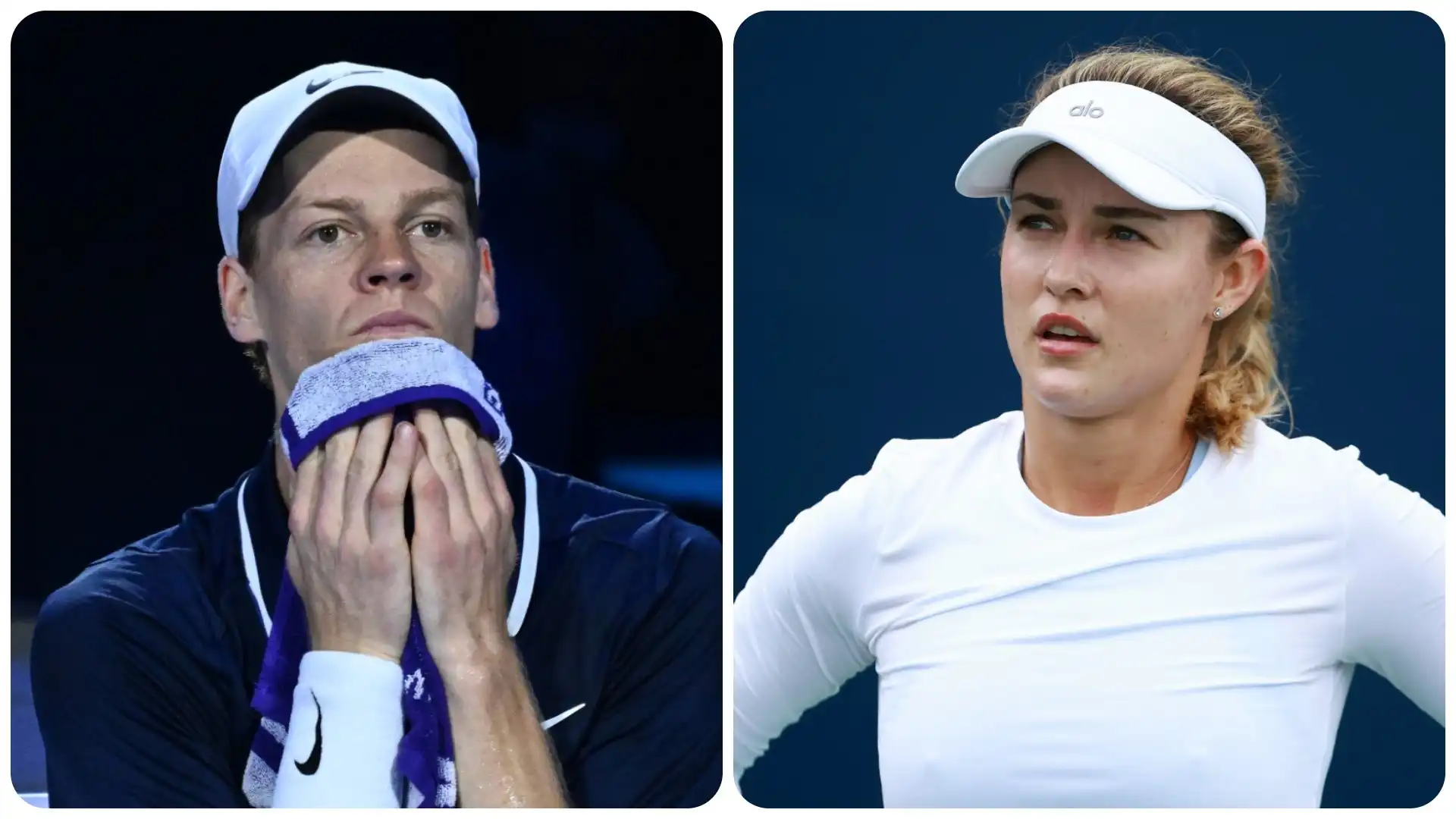 Jannik Sinner-Anna Kalinskaya, il viaggio della pace. Le foto