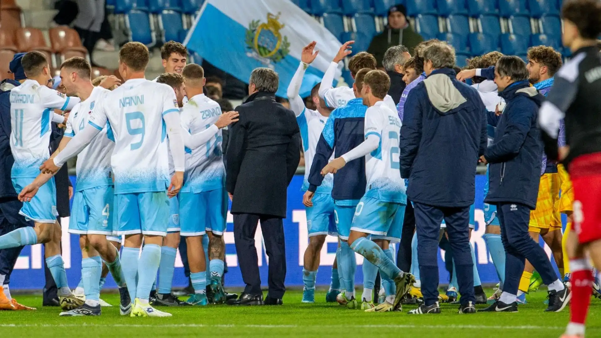 Una serata che i tifosi di San Marino non dimenticheranno mai (foto: ©FSGC)