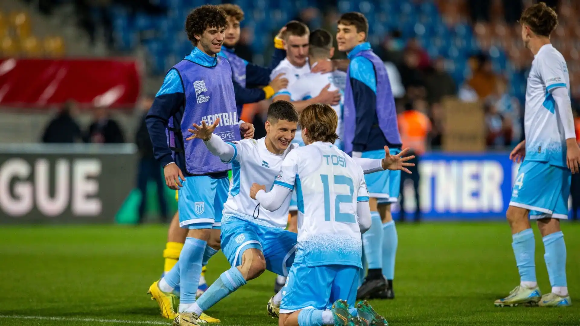 I biancoazzurri hanno chiuso il girone davanti a Liechtenstein e Gibilterra (foto: ©FSGC)