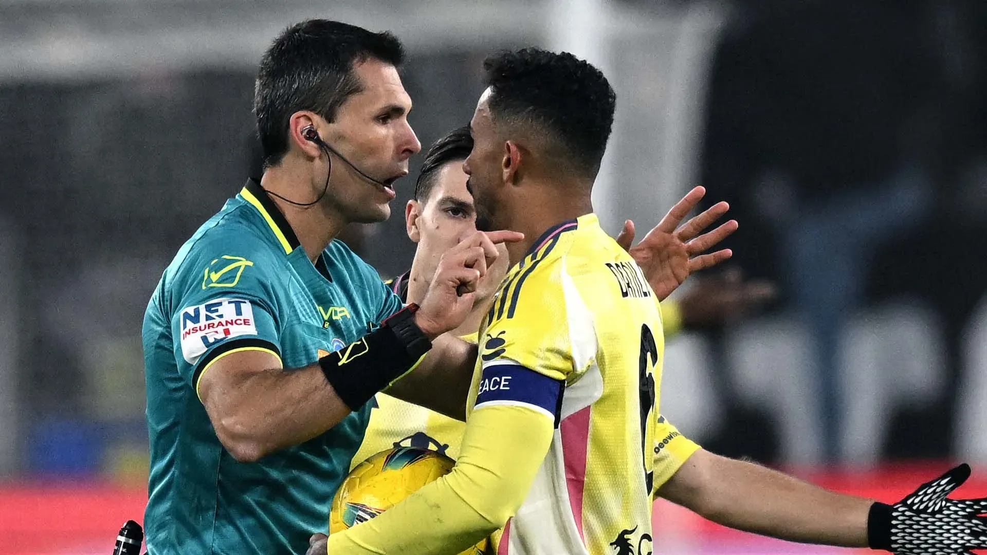 Serata impegnativa per l'arbitro Marchetti