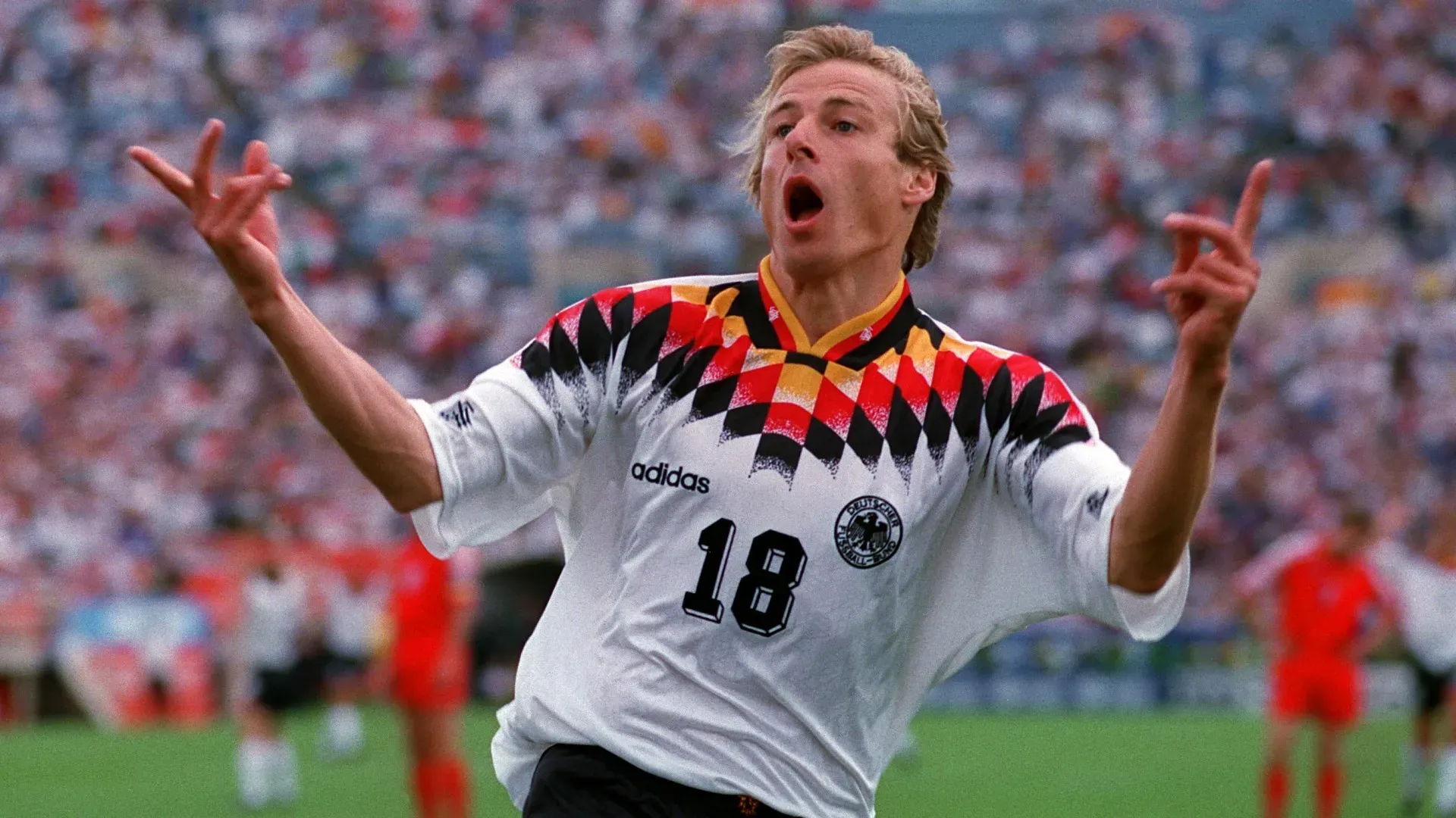 Ecco Jürgen Klinsmann, che ha segnato il primo gol del Mondiale 1994