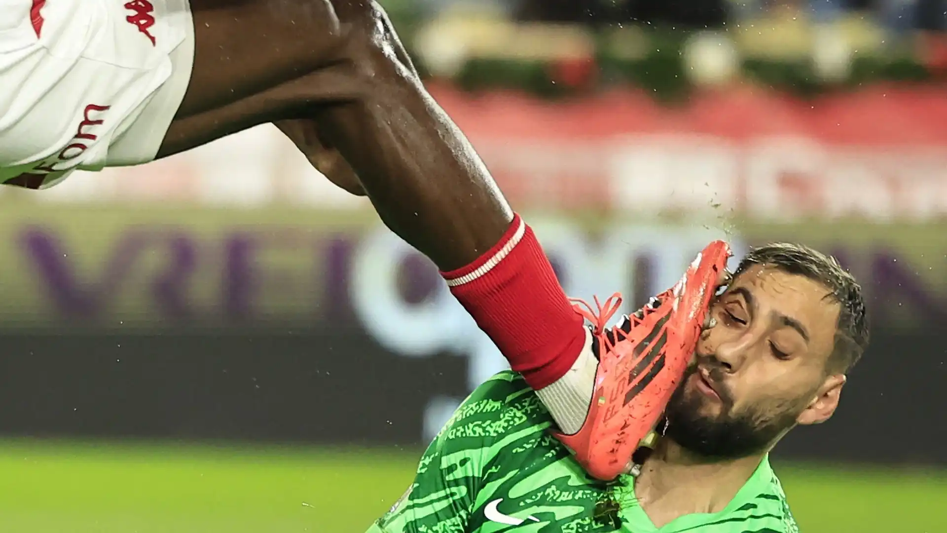 Gianluigi Donnarumma ha rischiato tantissimo nel corso del match di mercoledì sera