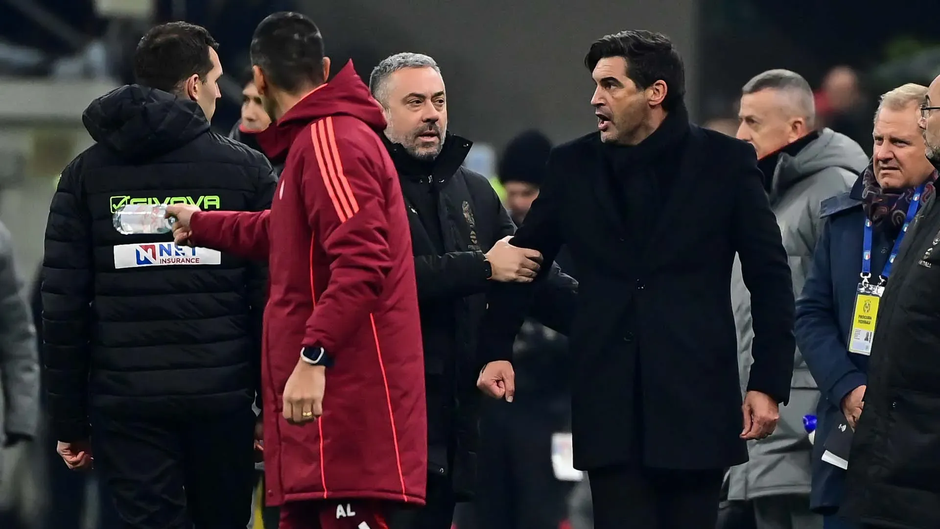 Non è durata neanche un tempo la partita tra Milan e Roma di Paulo Fonseca