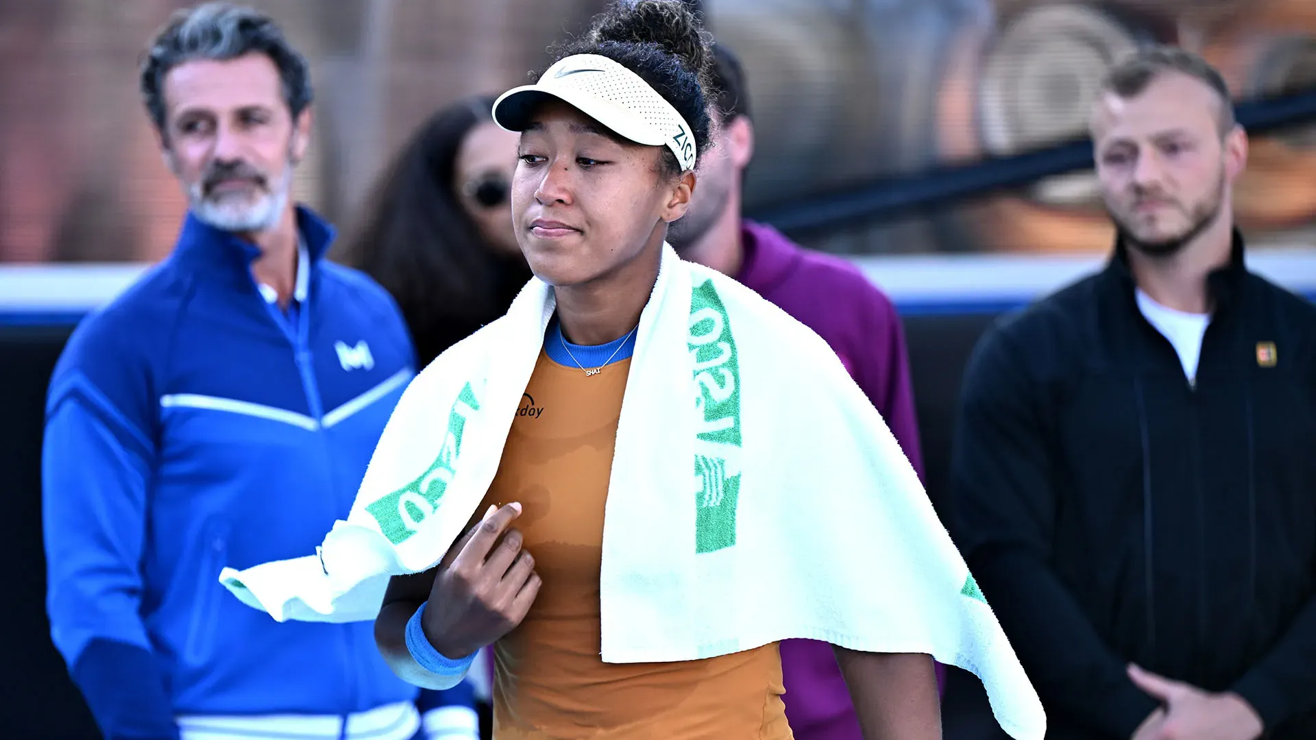 Dopo l'amarezza per l'infortunio, Naomi Osaka ha ritrovato l'ottimismo in conferenza stampa