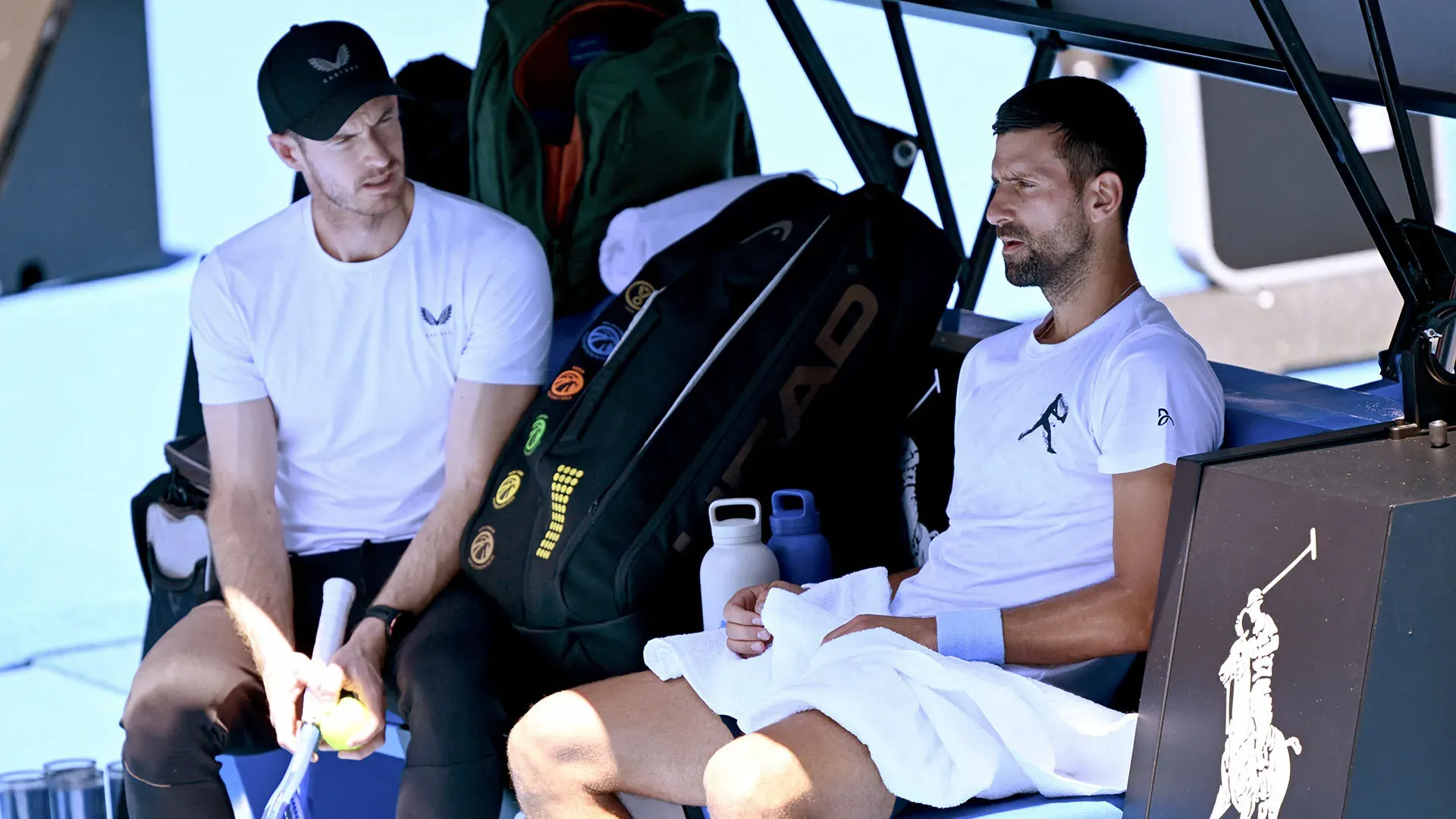 Murray-Djokovic, fitta discussione in allenamento