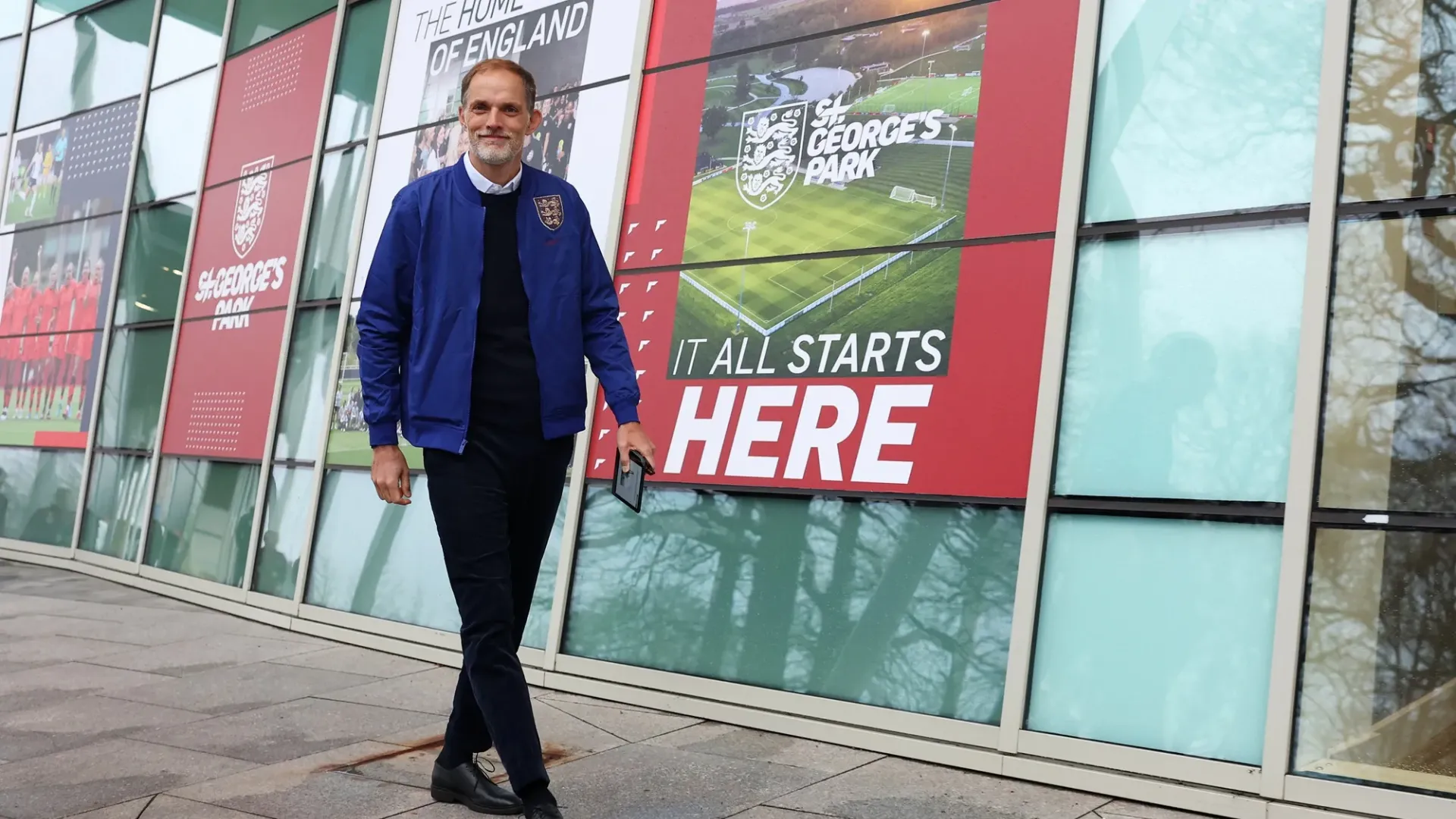 L'ex allenatore di Chelsea e Bayern è arrivato a St George's Park, sede della nazionale dei Tre Leoni