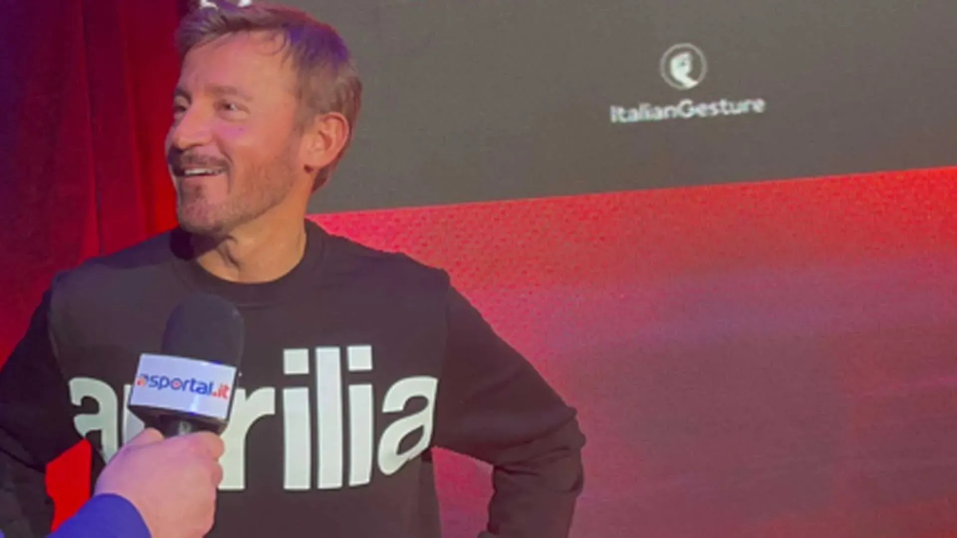 C'era anche Max Biaggi, ambassador Aprilia