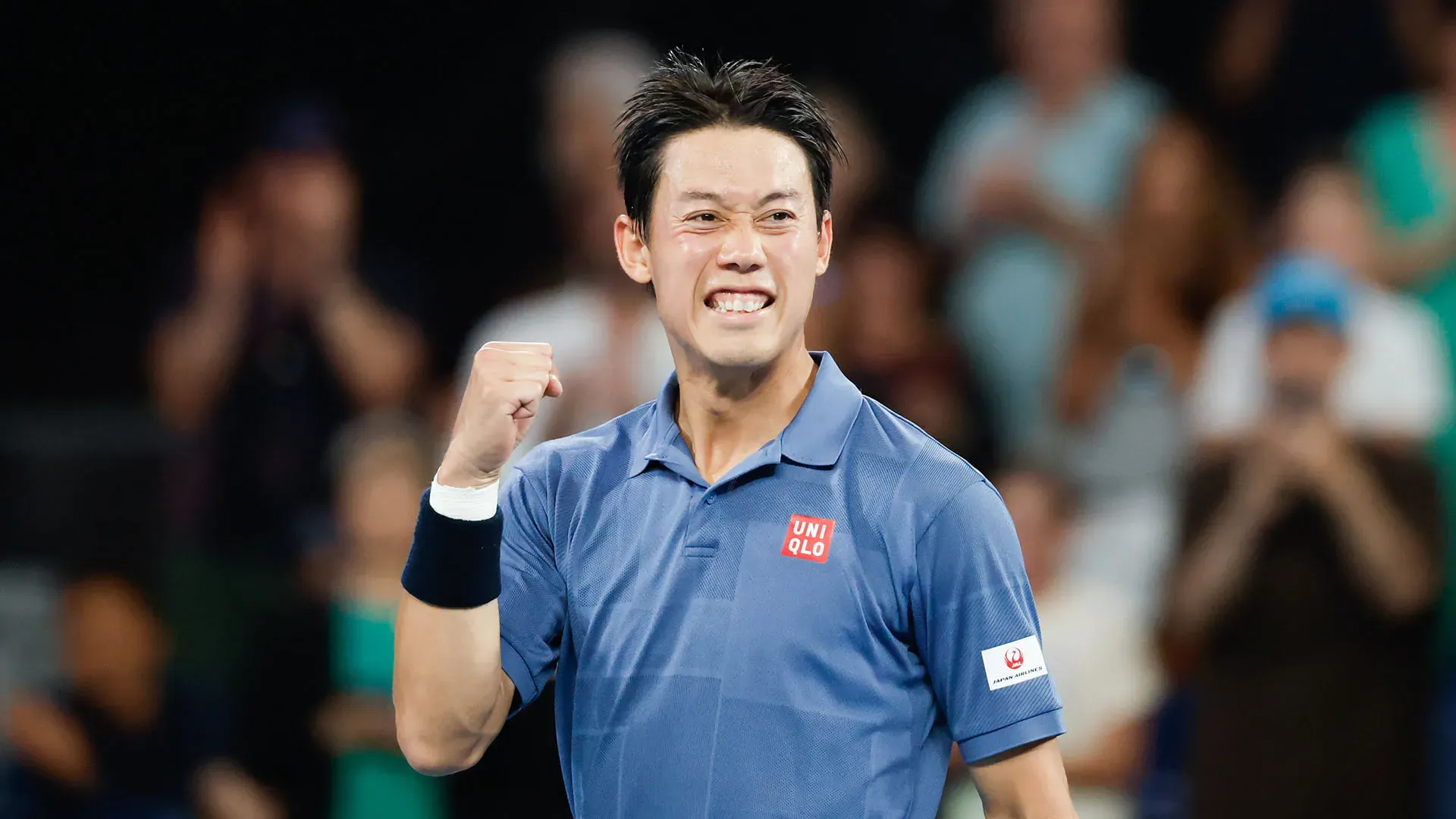 Insieme a Nishikori solo Djokovic, anche lui con il 78,4% di match finiti al quinto set vinti