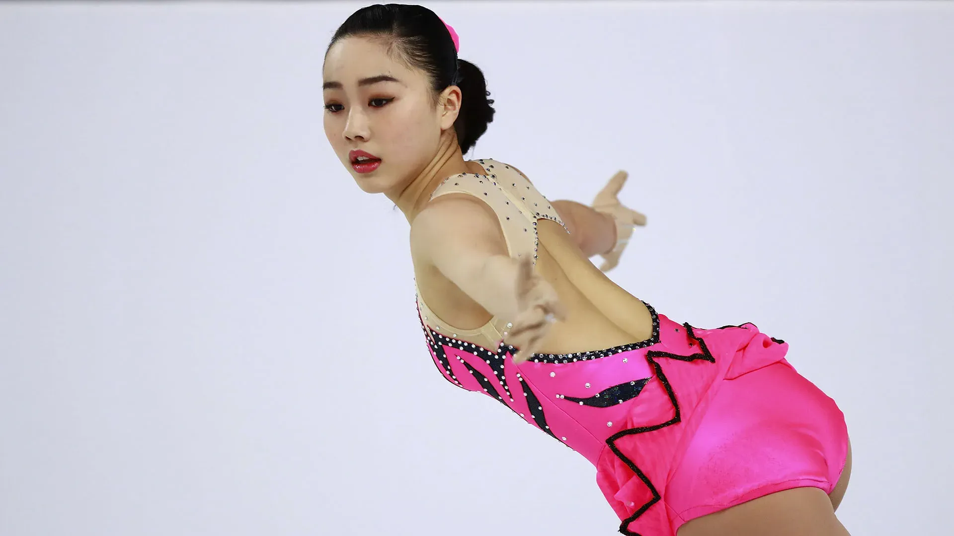 Grazie all'allenamento Wakaba Higuchi è riuscita a migliorare fino a diventare una pattinatrice di livello altissimo