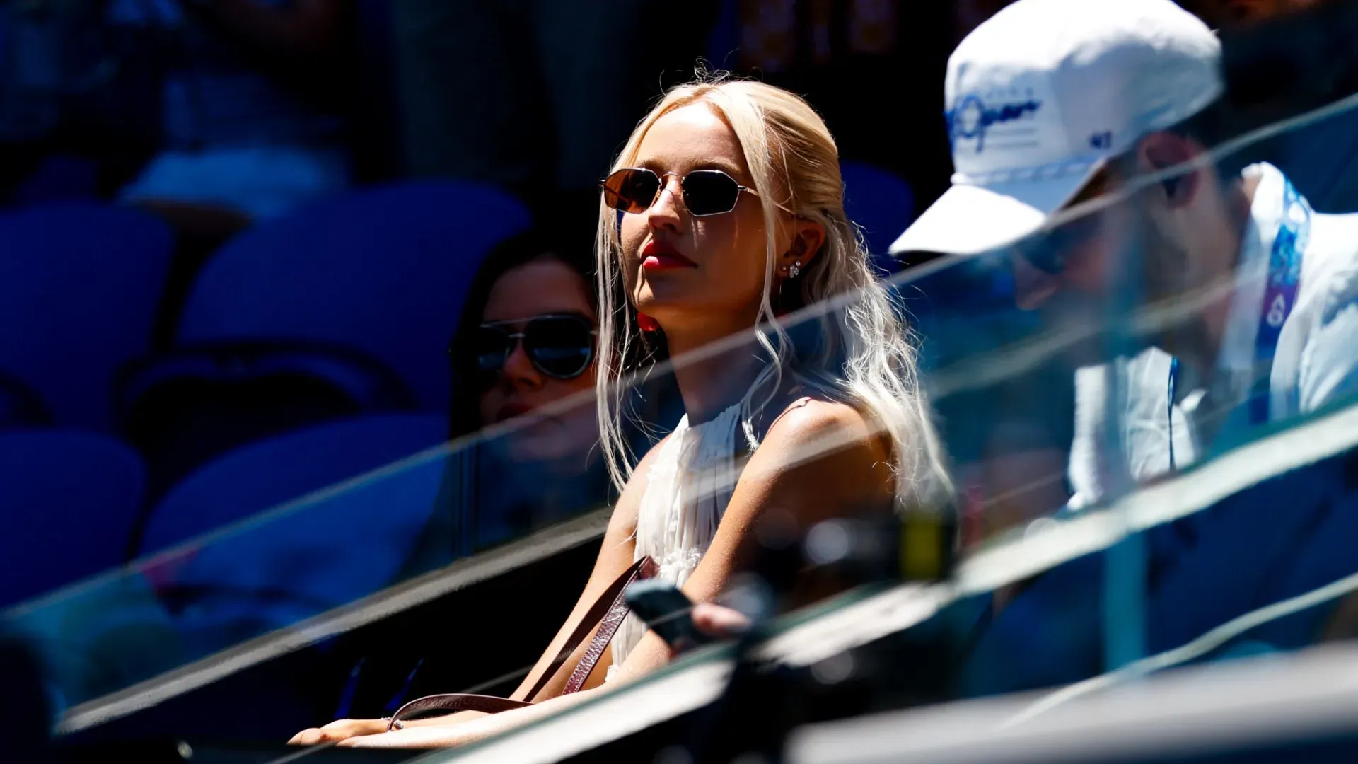 La splendida influencer ha presenziato agli Australian Open