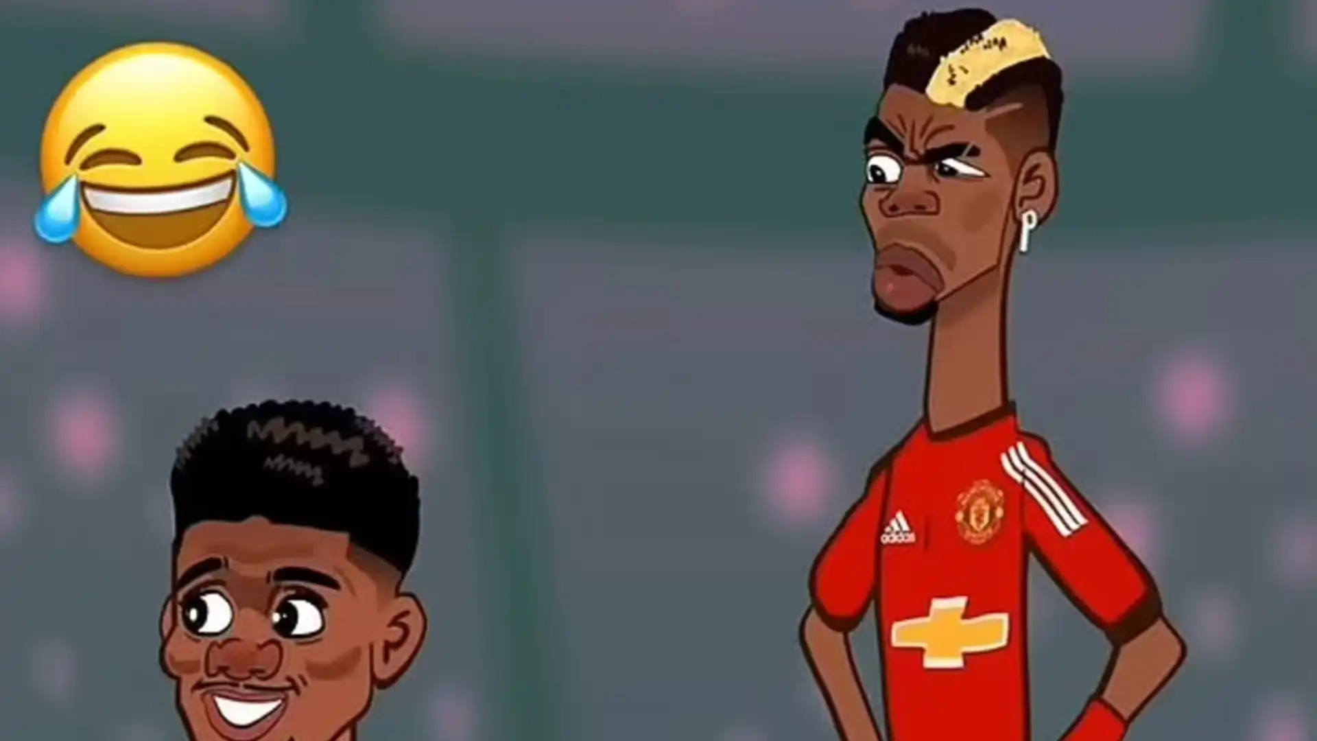 Lunedì ha pubblicato una vignetta con la maglia del Manchester United