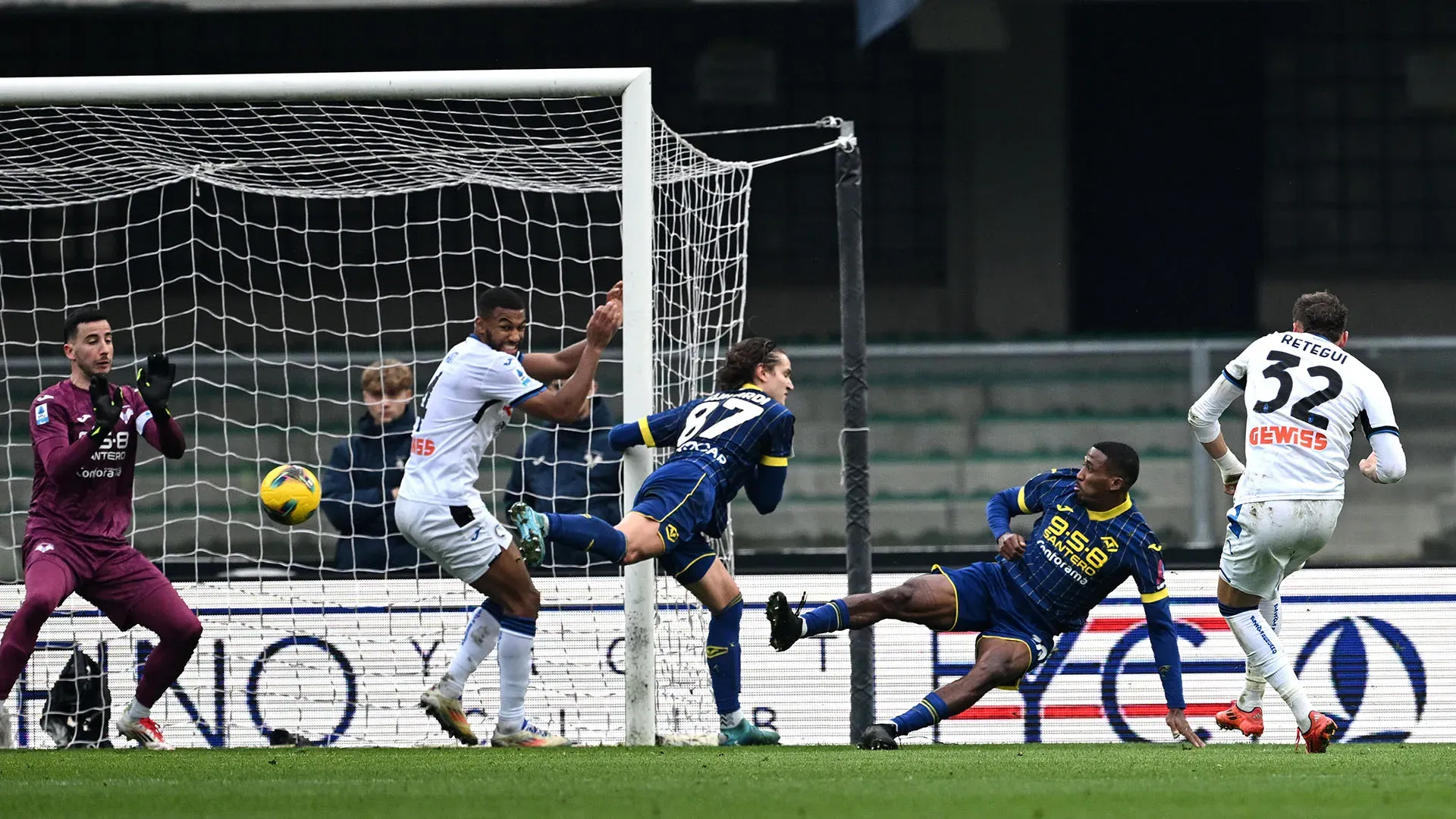 Nell'ultima partita contro l'Hellas Verona Retegui ha segnato quattro gol