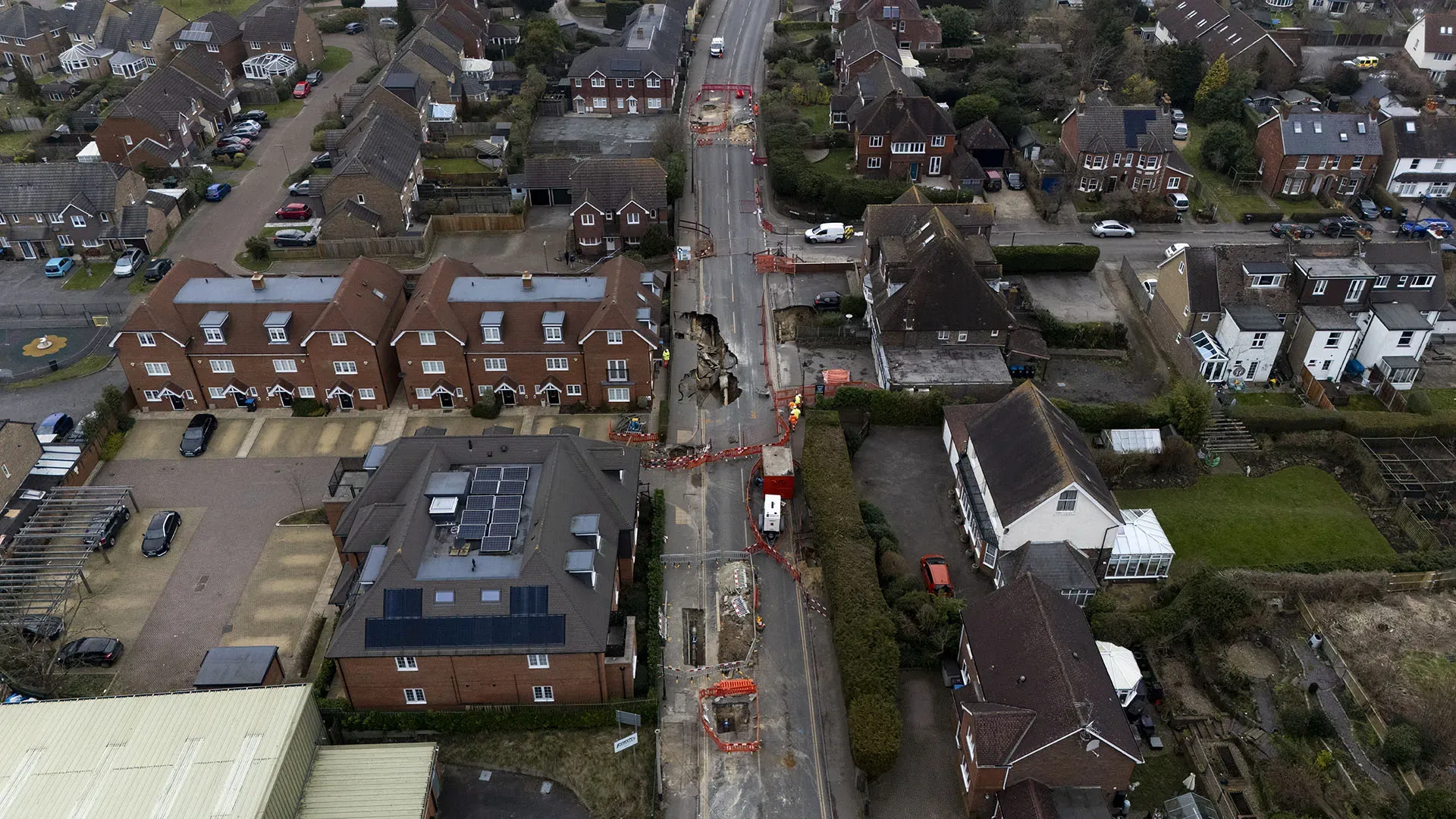 Grande spavento a Godstone, una cittadina a circa 35 km a sud di Londra