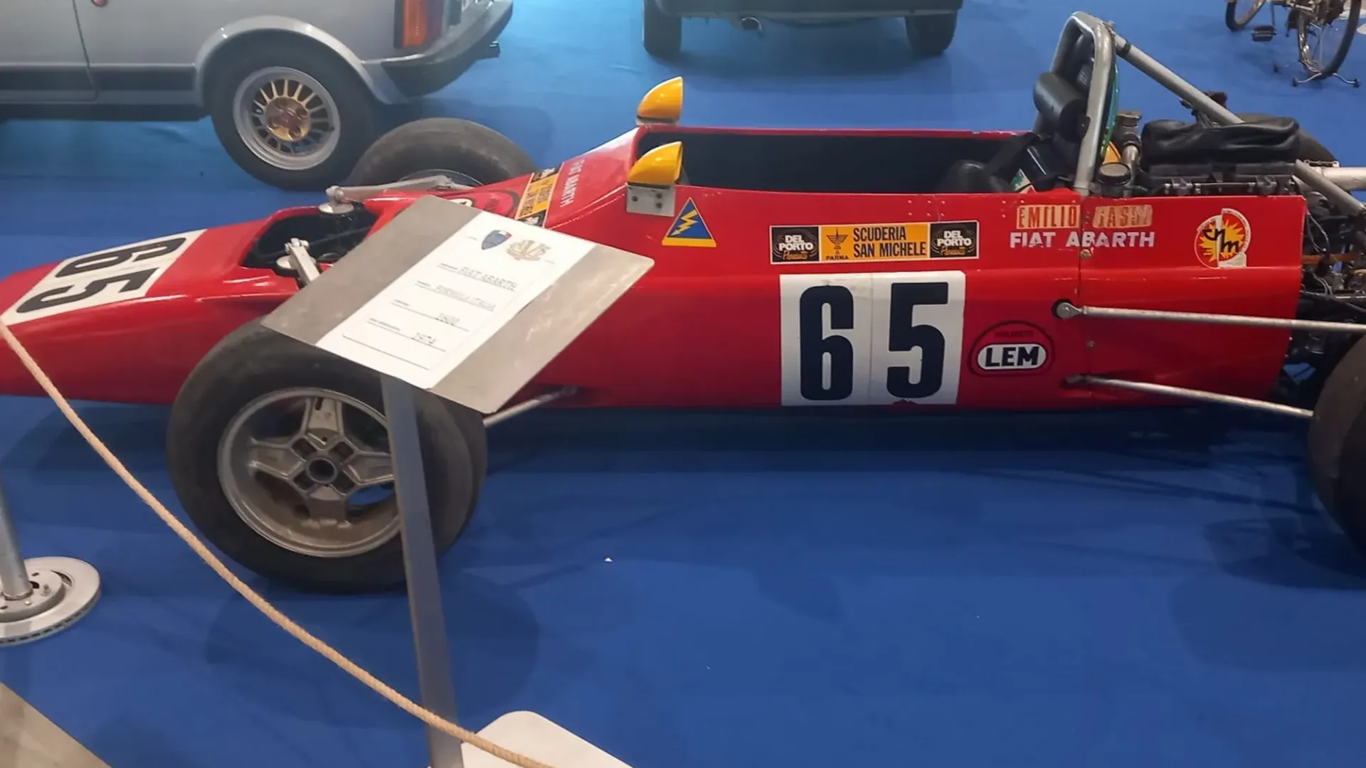 Presenti auto e moto che hanno fatto la storia del motorsport e del design