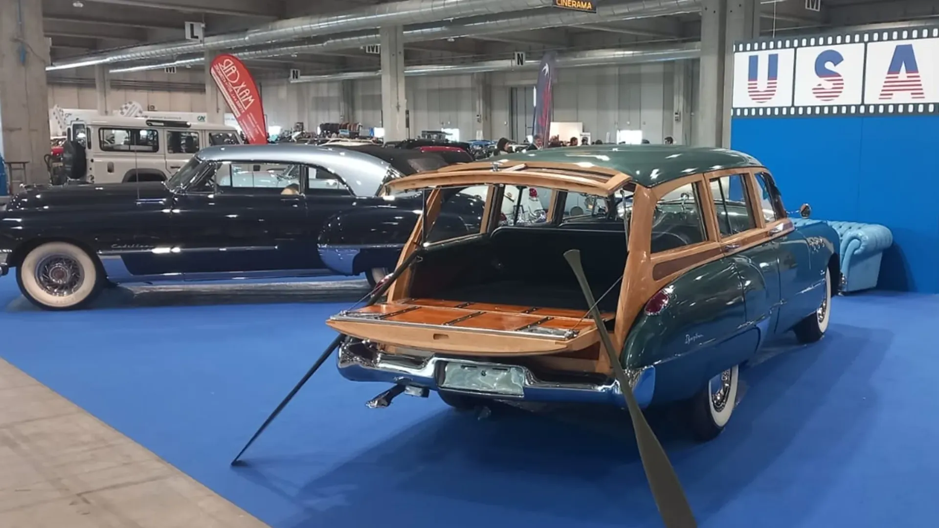 C'è una sezione United Motors, con le affascinanti auto americane d'epoca