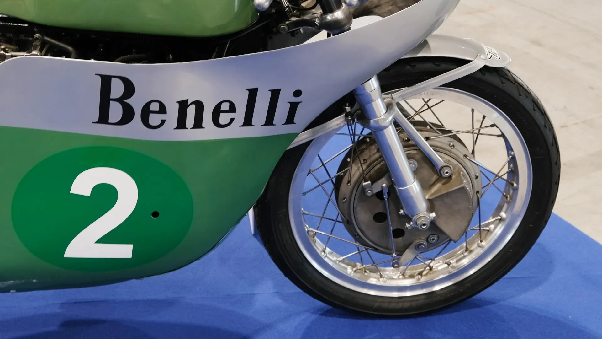 Questa è la Benelli 250 con cui gareggiò Renzo Pasolini