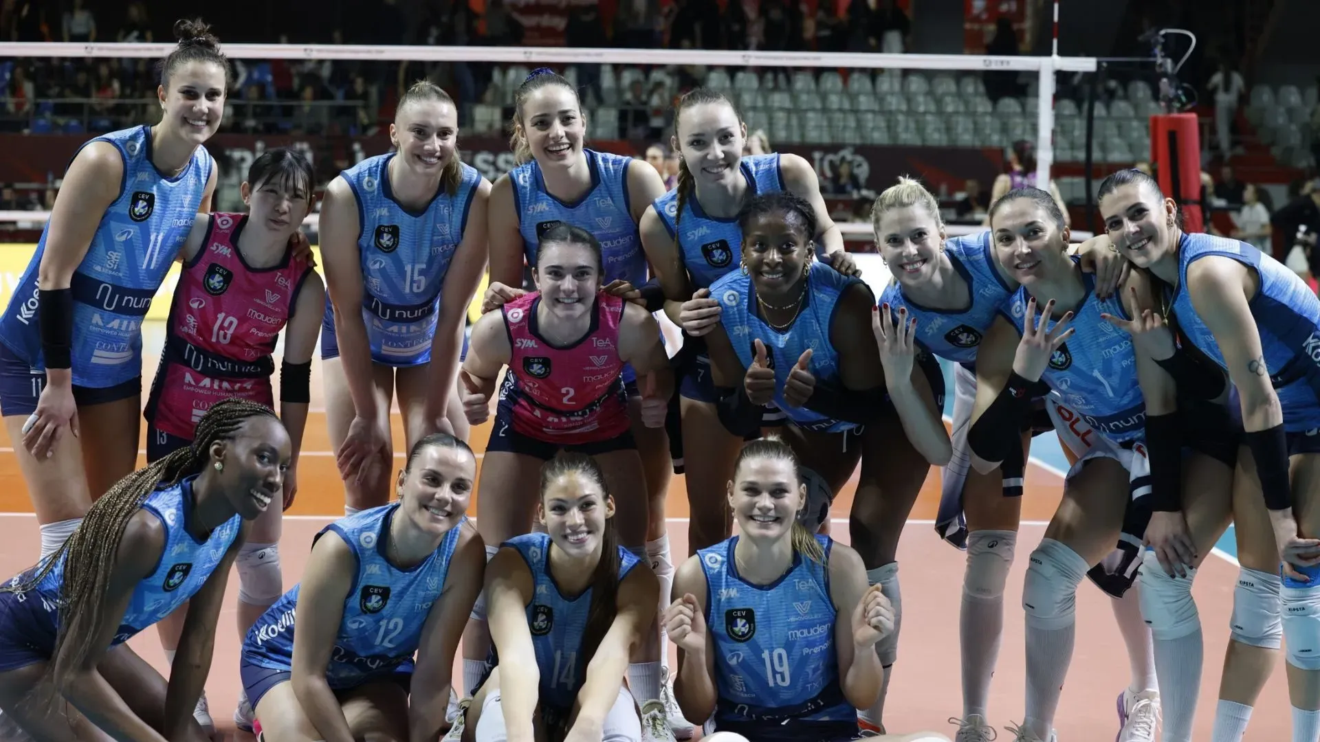 La Numia Vero Volley Milano per la seconda volta consecutiva è tra le migliori quattro formazioni d’Europa.