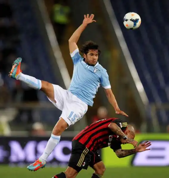 Lazio-Milan 1-1. All'Olimpico Gonzalez risponde all'autogol di Konko.