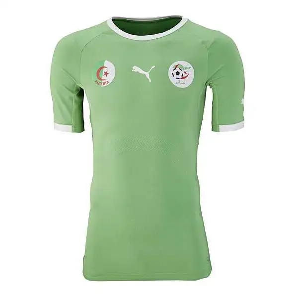 E' verde la seconda maglia della nazionale dell'Algeria.